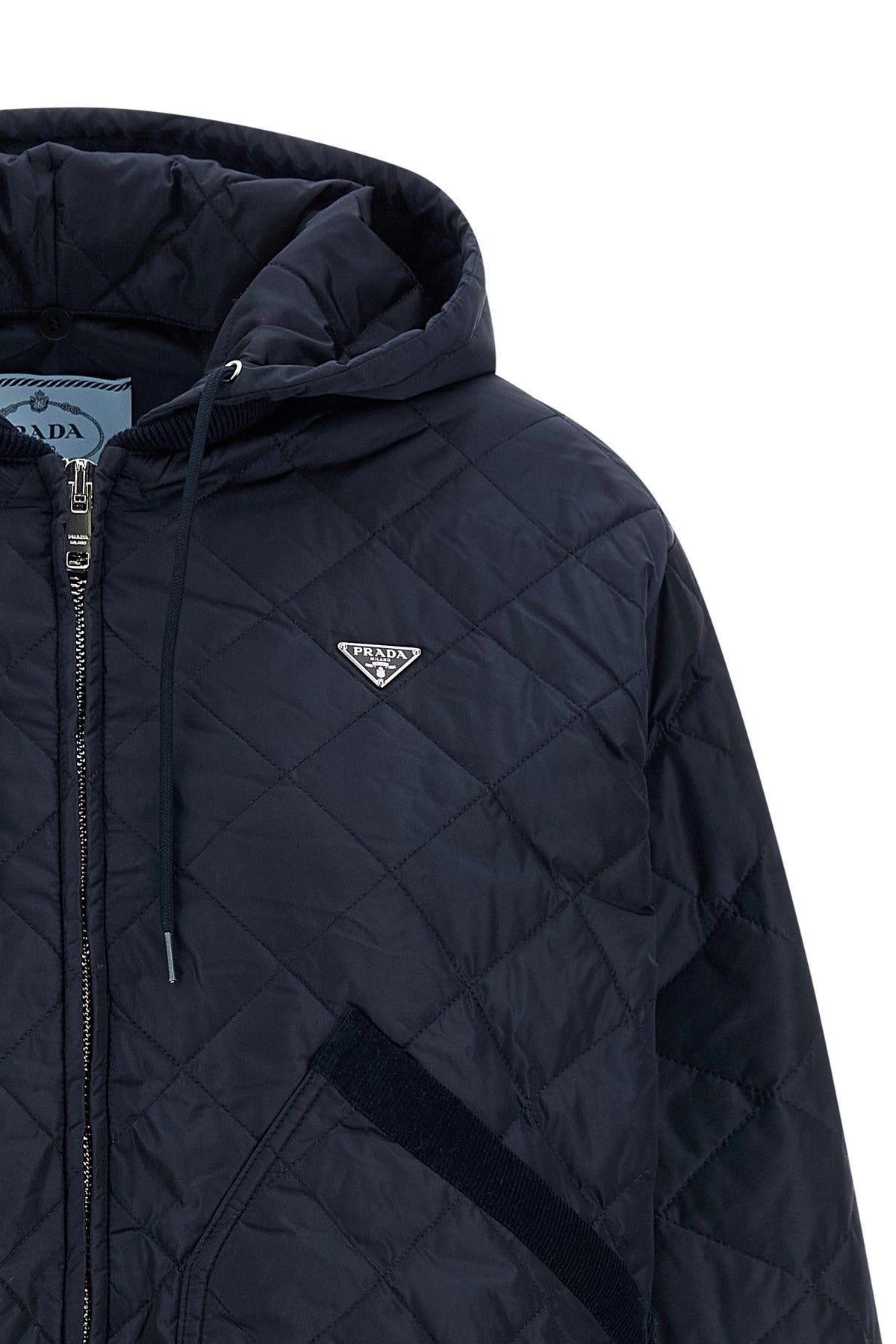 Prada Quilted Hooded Jacket
