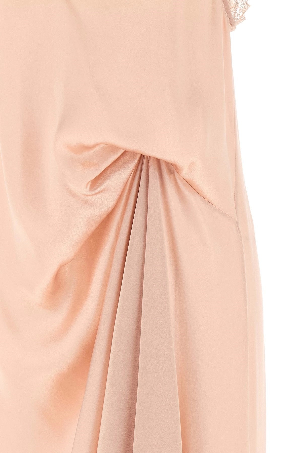 Maison Margiela Silk Lace Slip Midi Dress