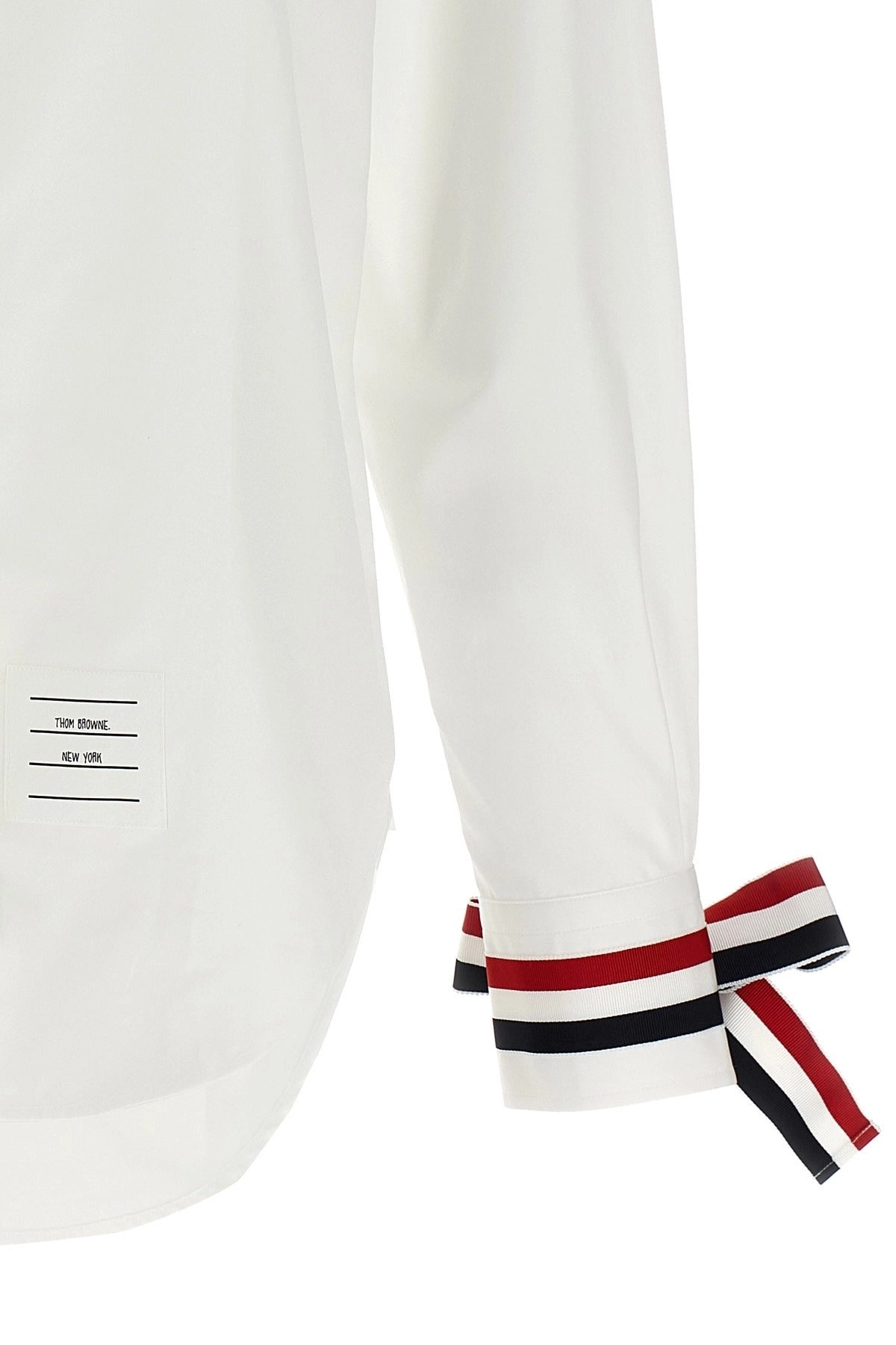 Thom Browne Rwb Tape Cuffs Shirt
