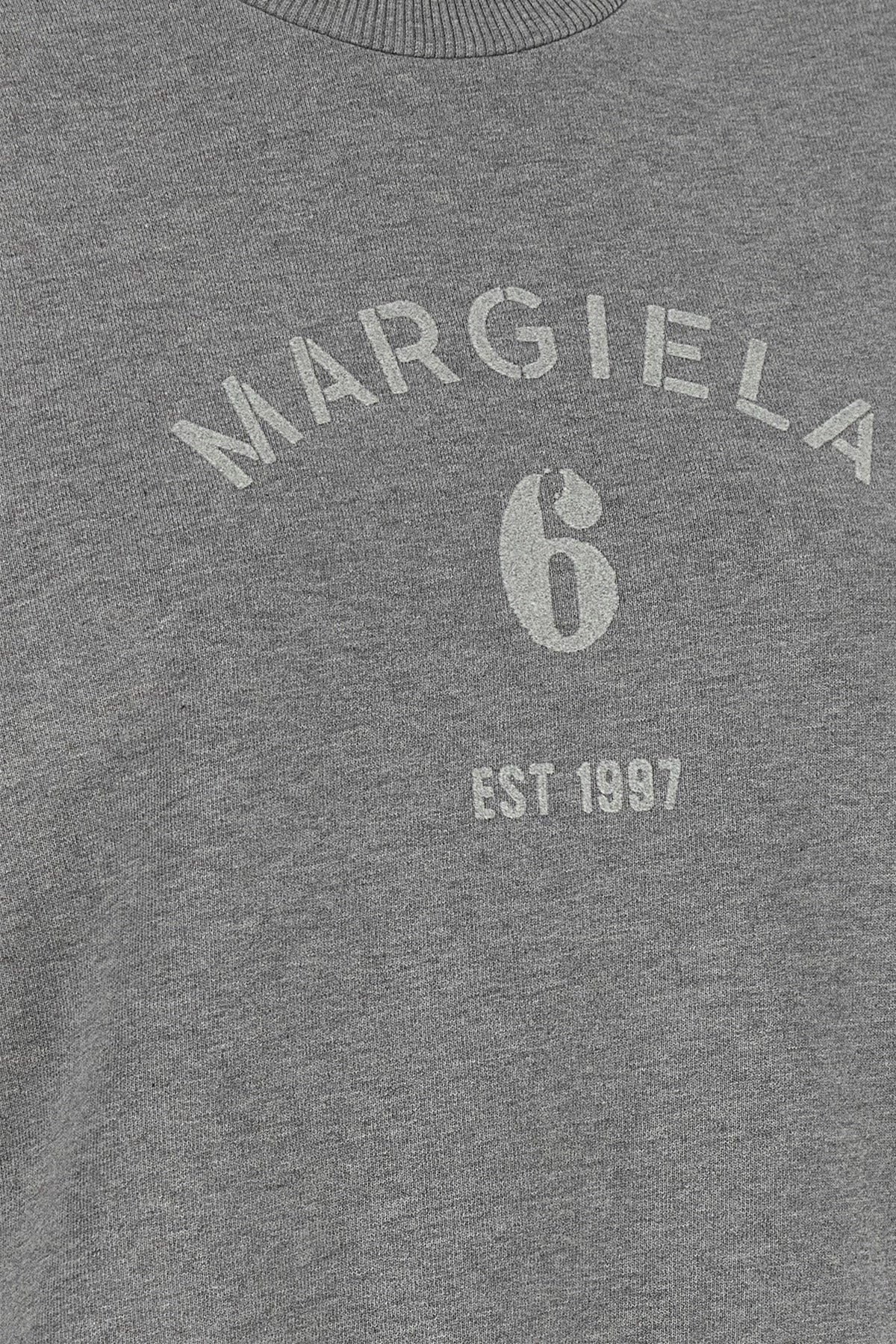 MM6 Maison Margiela Logo Print Sweatshirt