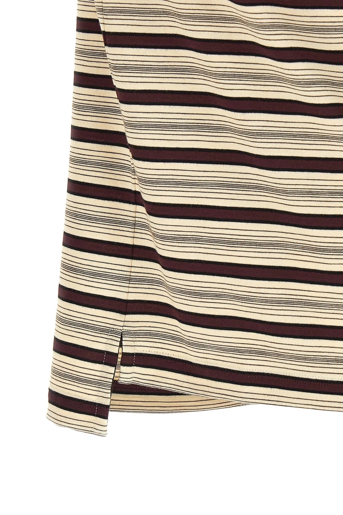 Prada Striped Cotton Polo Shirt