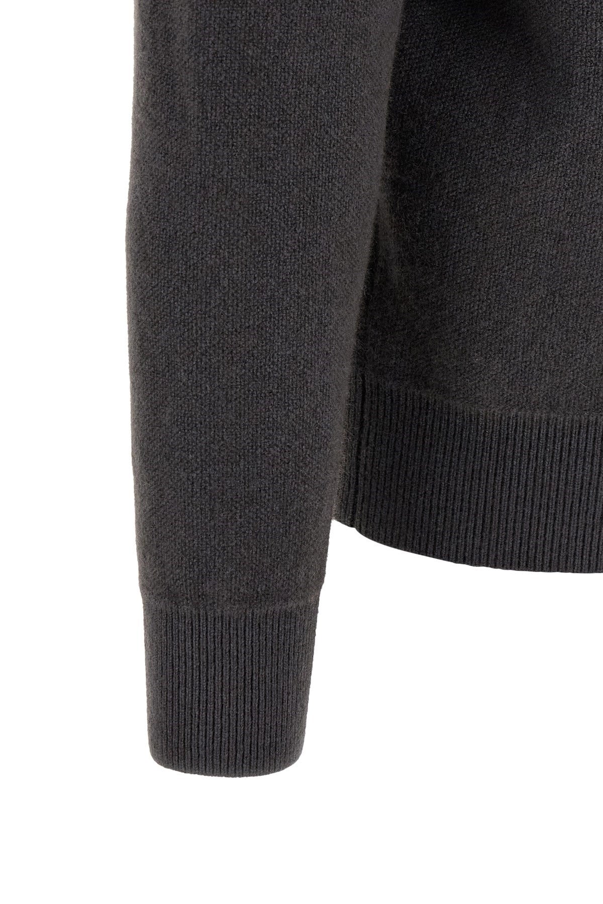Lemaire Grey Cashmere Hooded Sweater