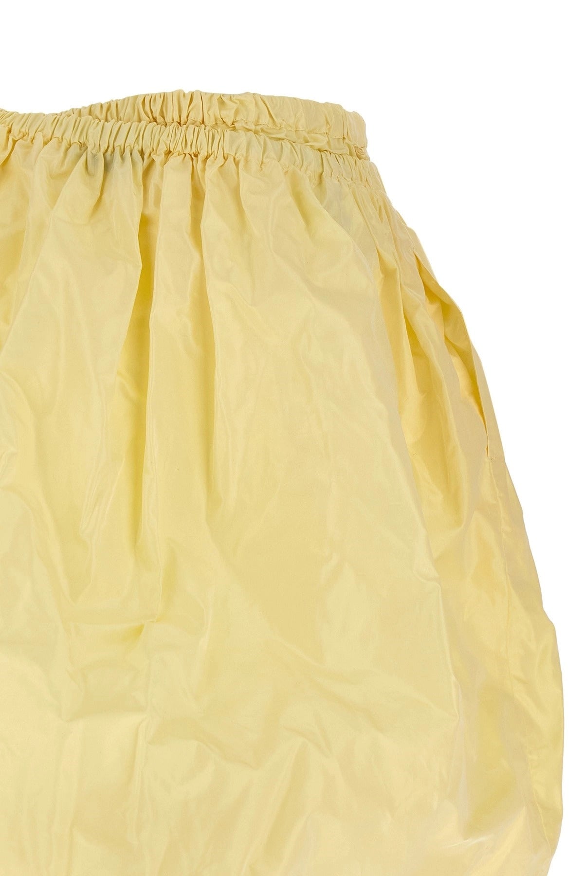 Prada Tec Taffeta Midi Skirt