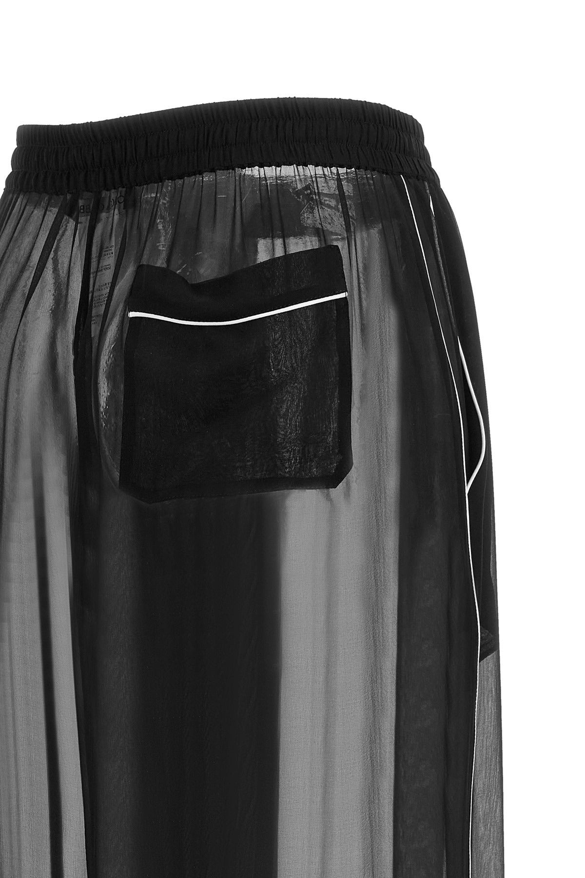 Dolce & Gabbana Wide-Leg Chiffon Pants
