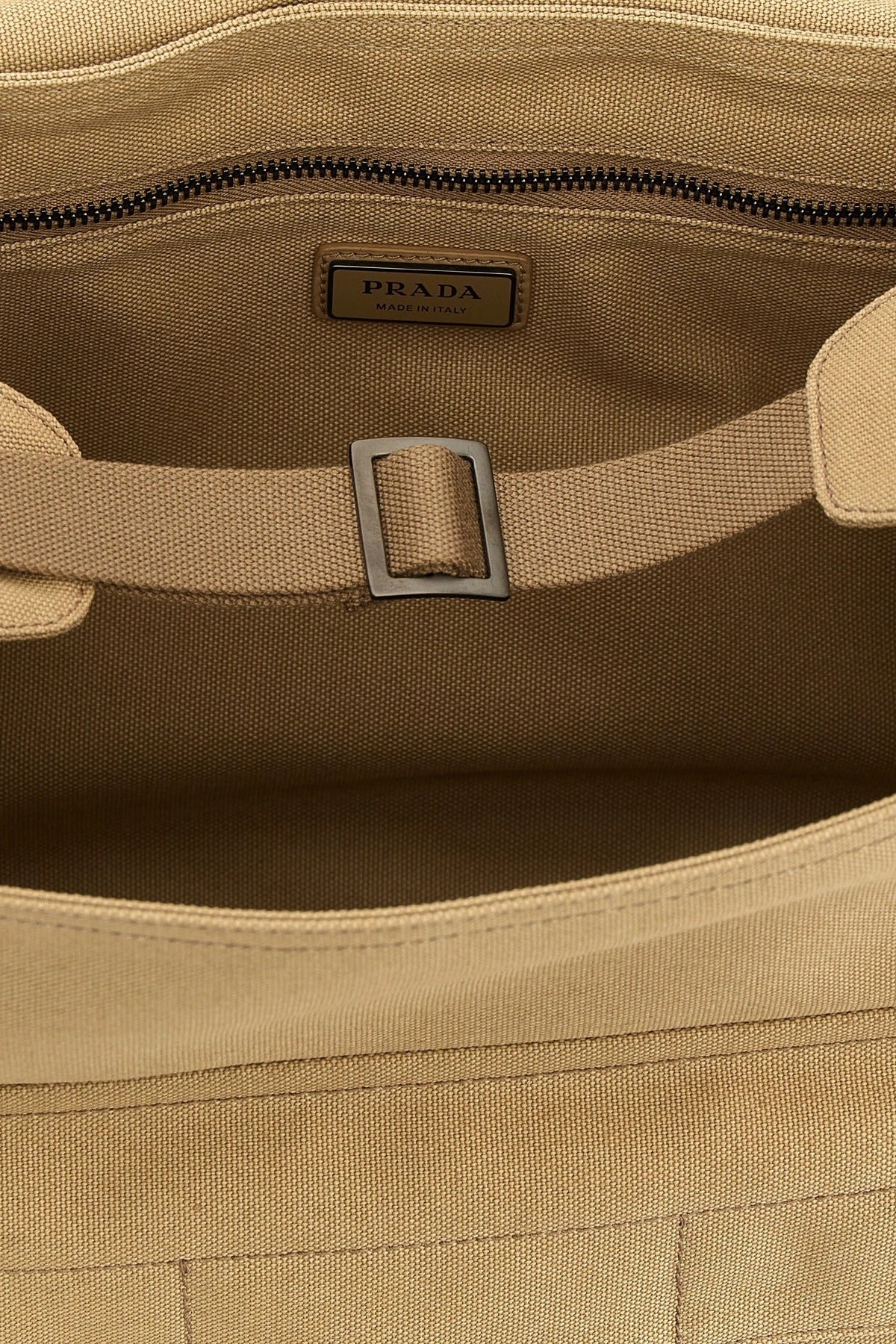 Prada Canvas Shoulder Bag