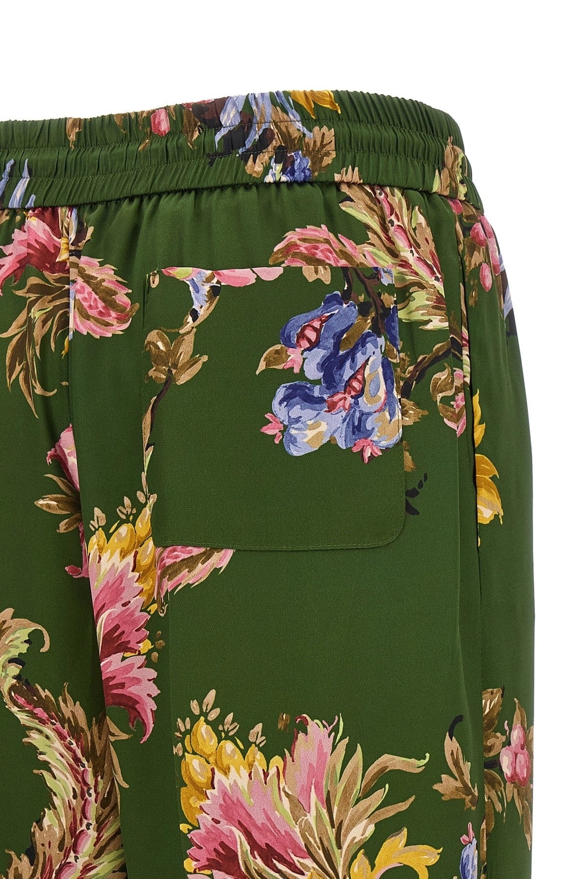 Etro Floral Print Wide-Leg Trousers