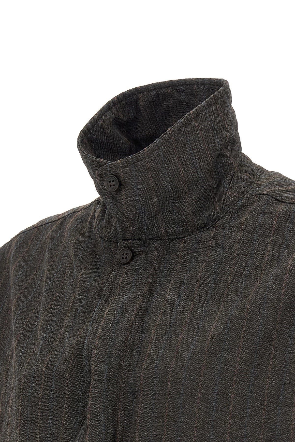 Comme Des Garçons Pinstriped Bomber Jacket