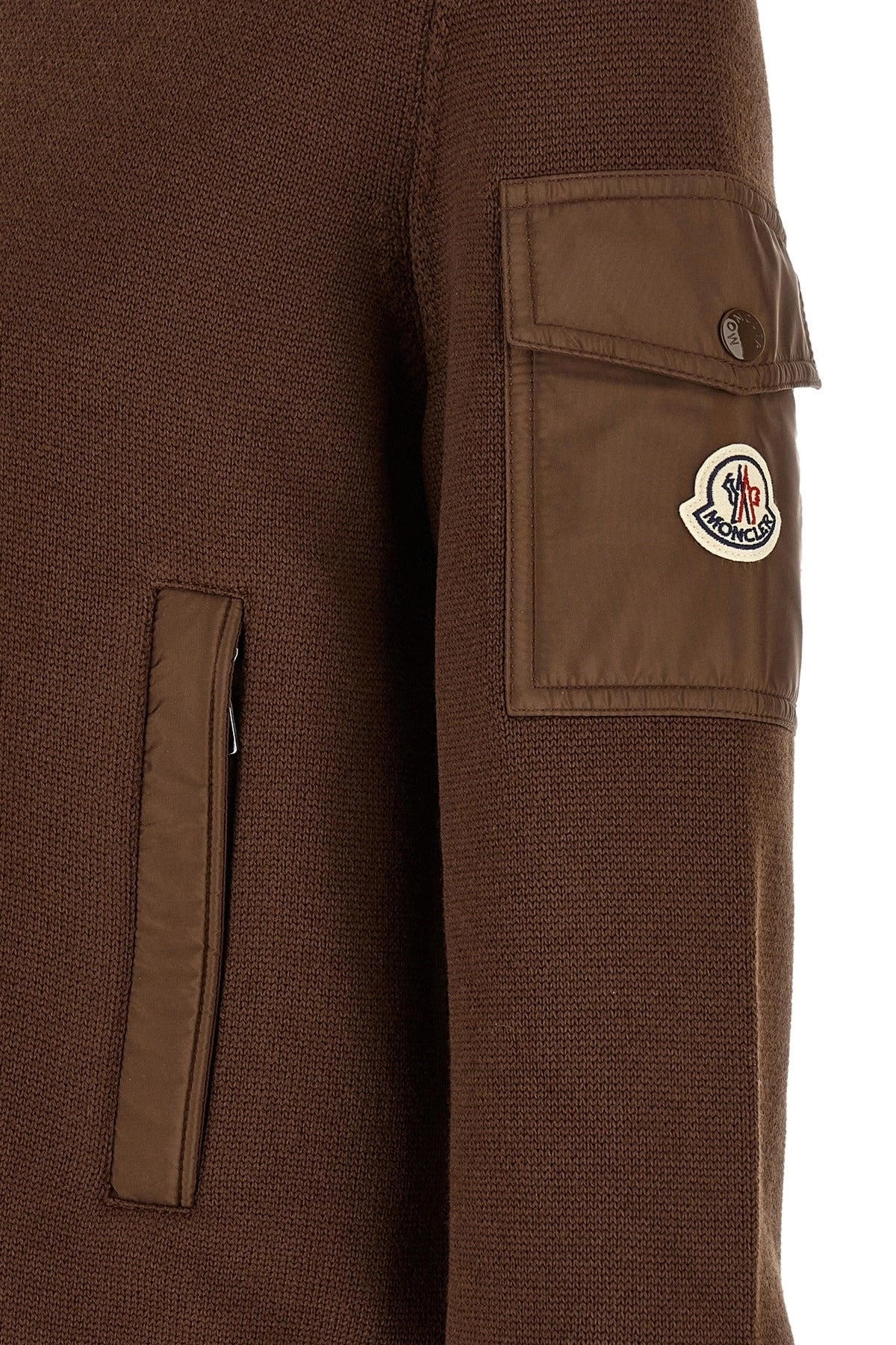 Moncler Padded Wool Cardigan