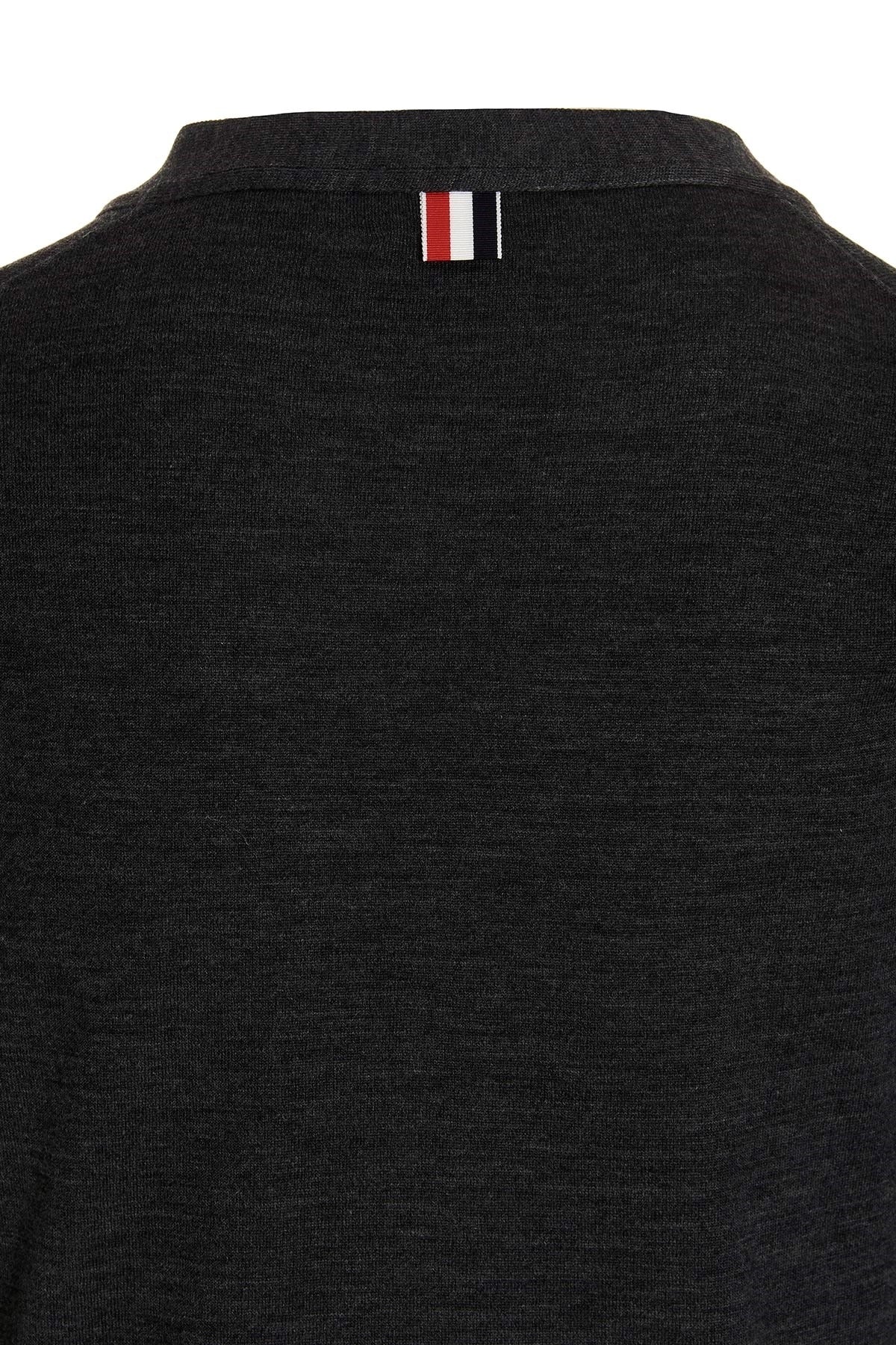Thom Browne Merino Wool 4-Bar Cardigan