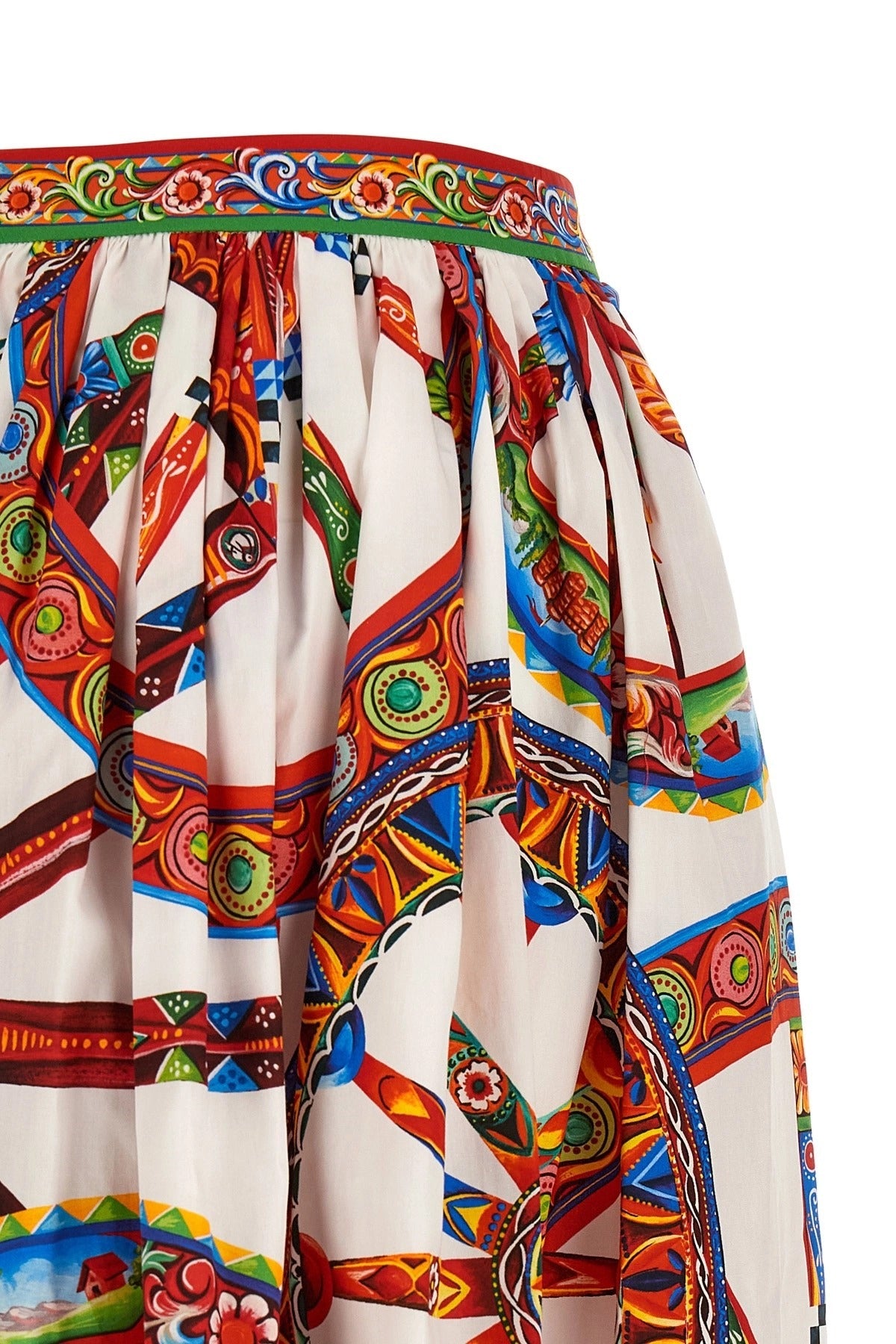Dolce & Gabbana Carretto Midi Skirt