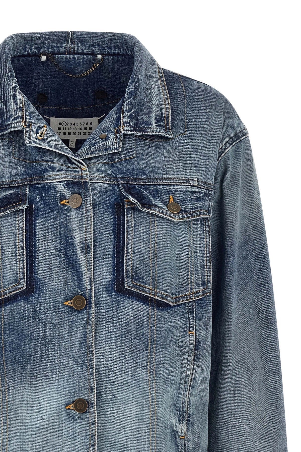 Maison Margiela Folded Collar Denim Jacket