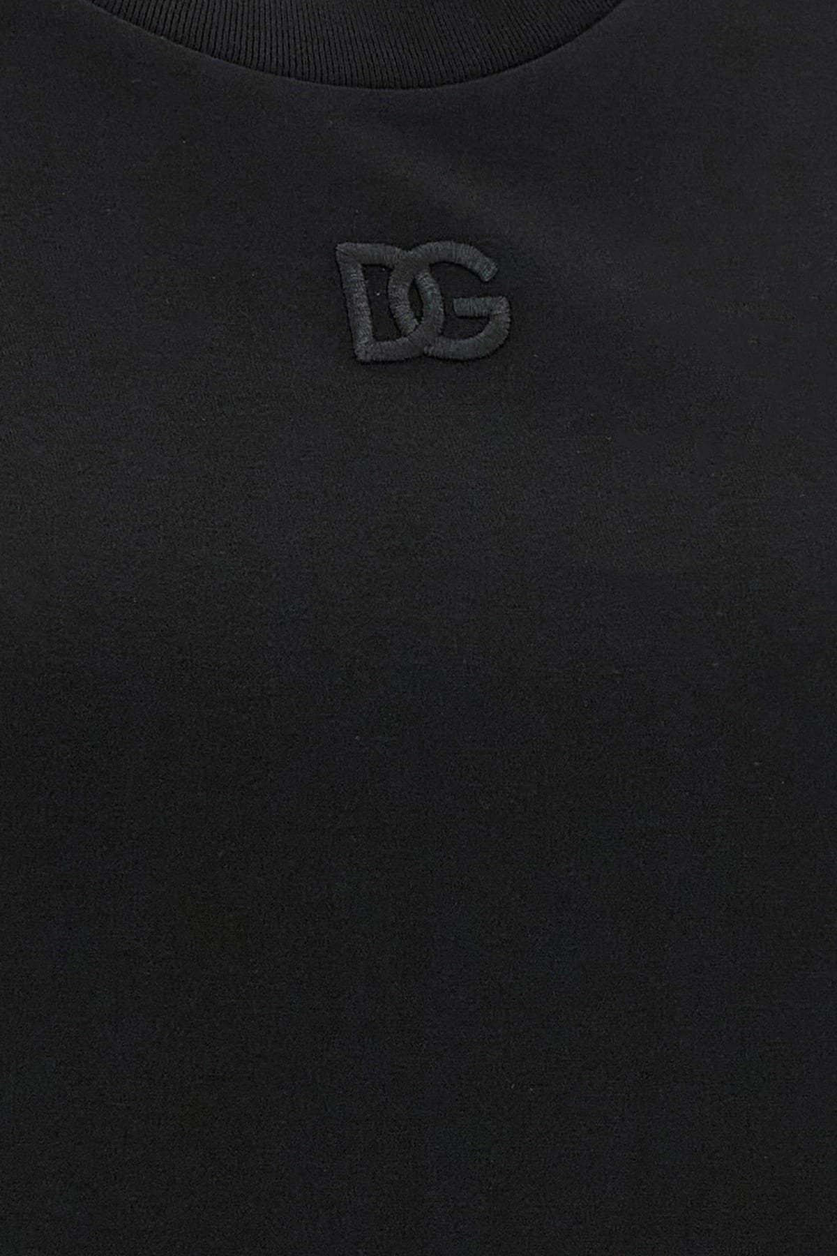 Dolce & Gabbana T-shirt con foulard rimovibile