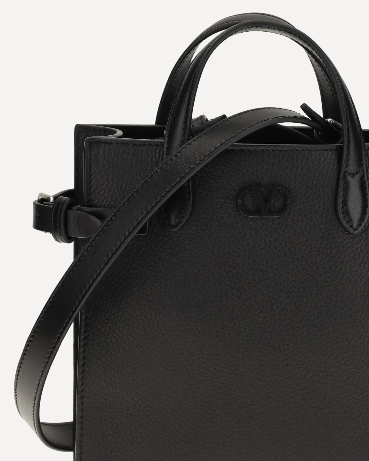 Valentino Garavani Small Antibes Grainy Leather Handbag