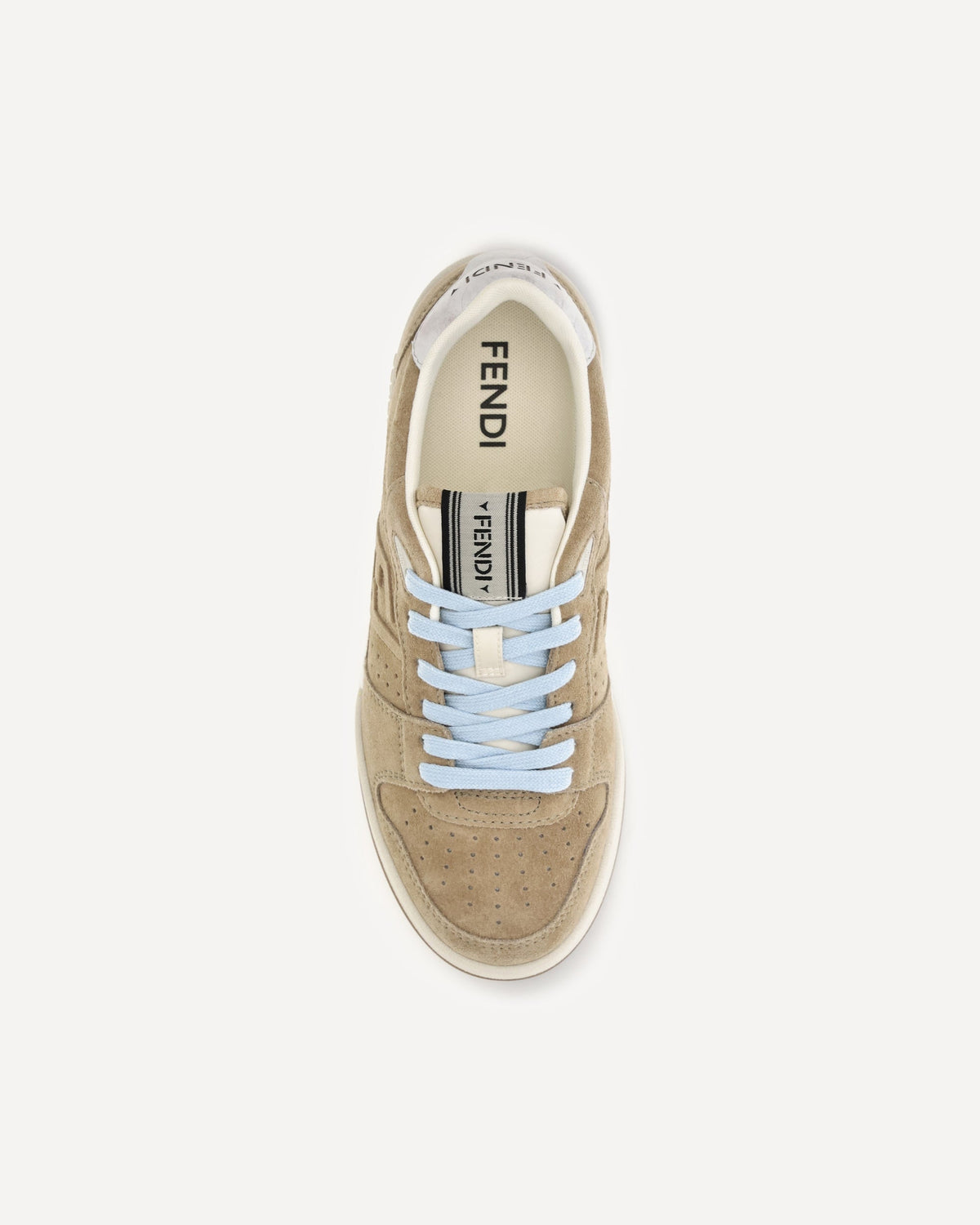 Fendi Match Suede Sneakers