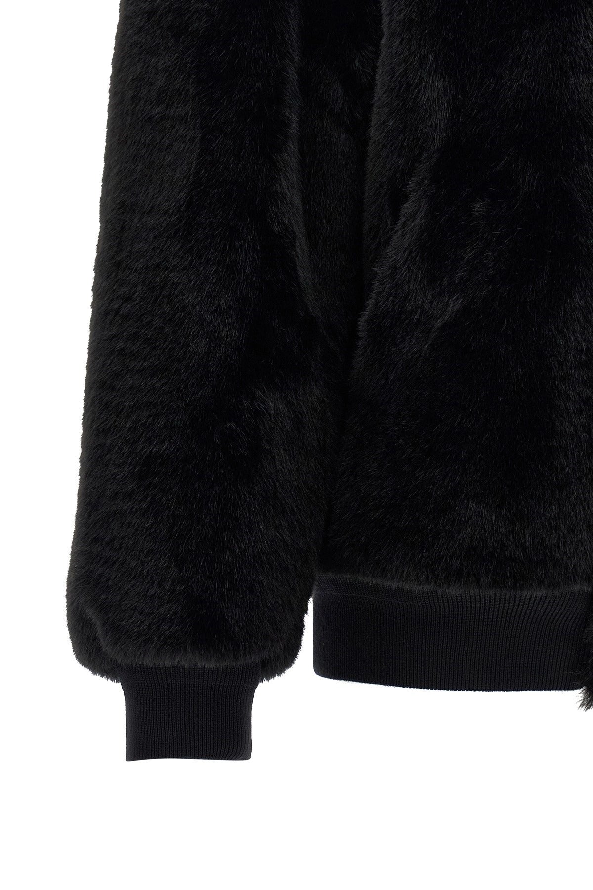 Prada Eco-Fur Re-Nylon Reversible Bomber Jacket