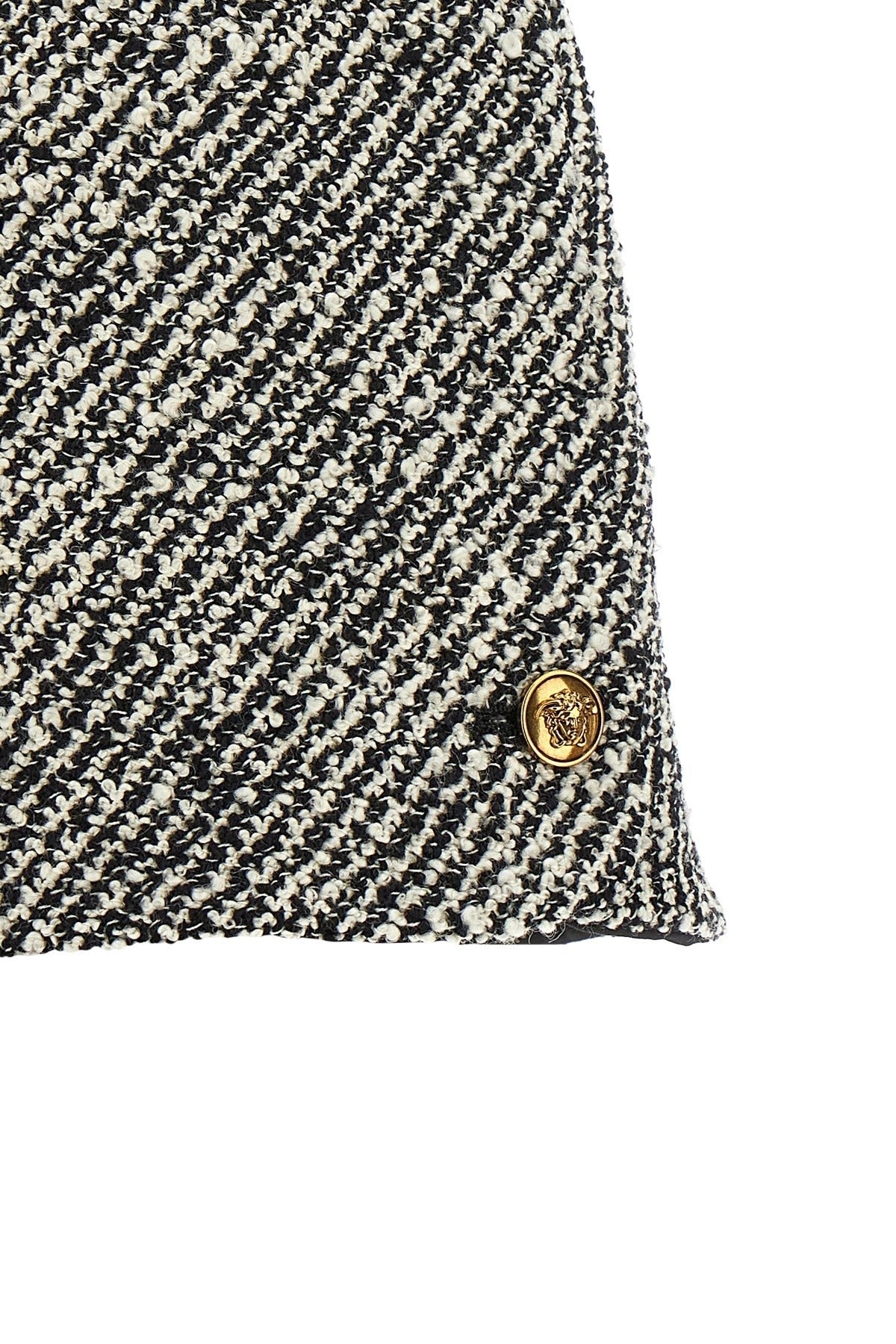 Versace Bouclé Wool Medusa Shorts