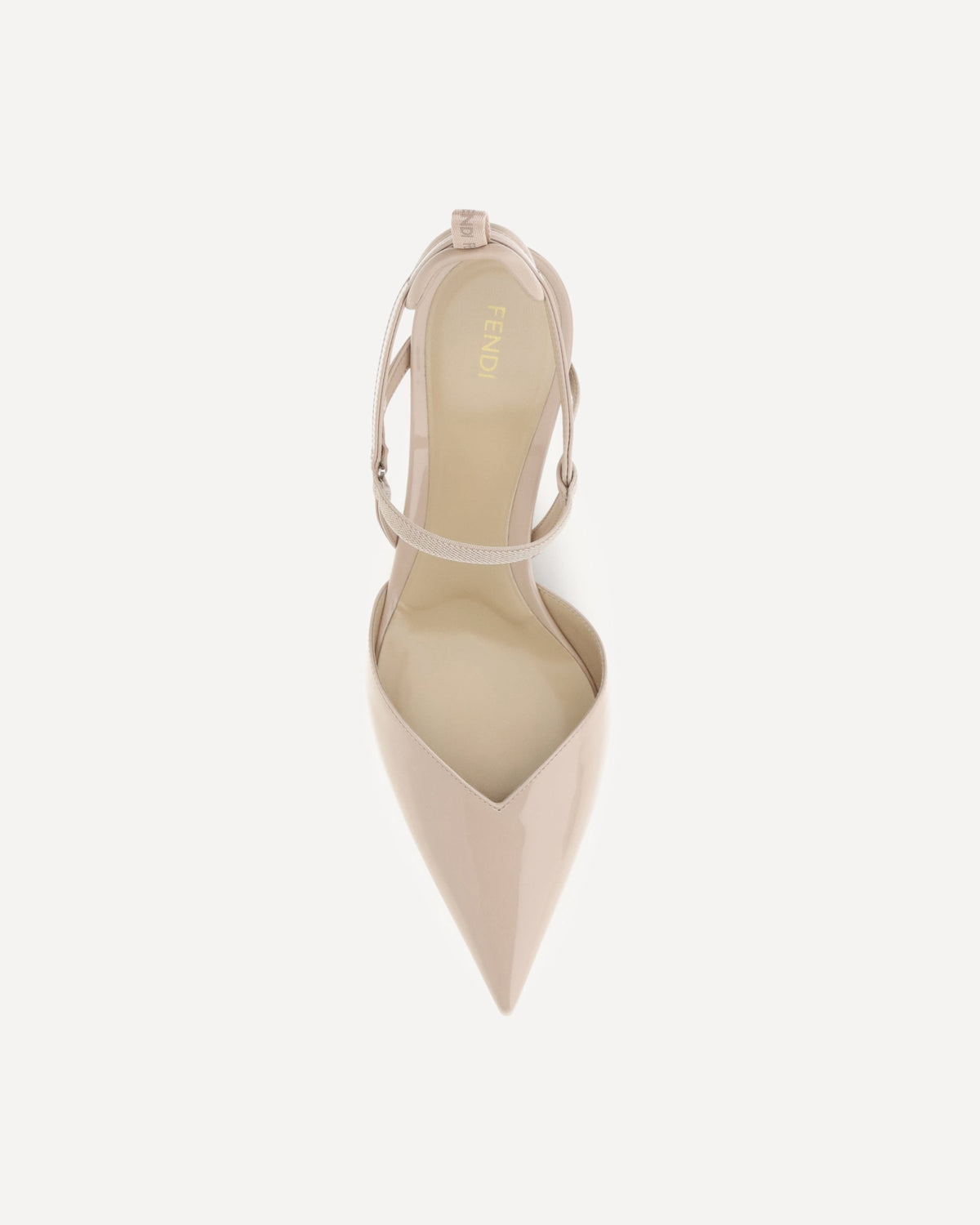 Fendi Patent Leather Colibrì Slingback Pumps
