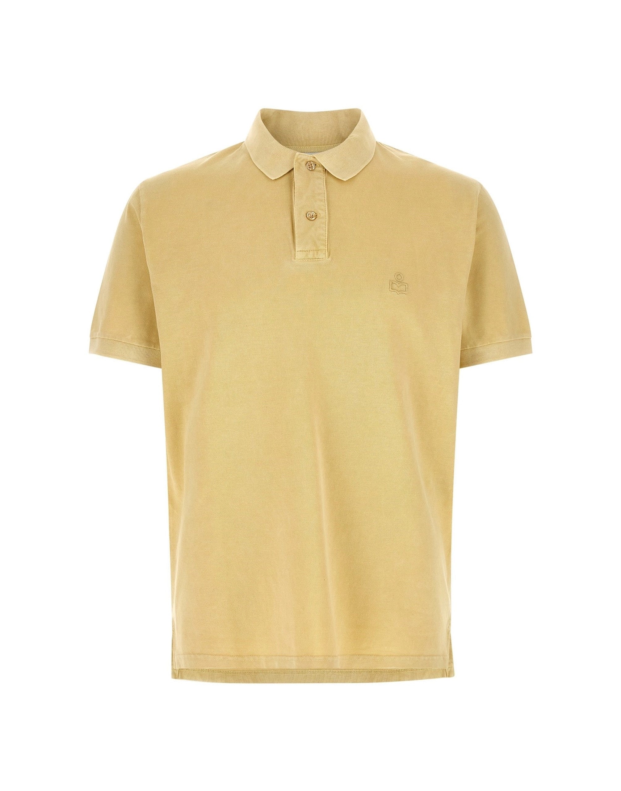 Isabel Marant Afko Logo Embroidered Polo Shirt