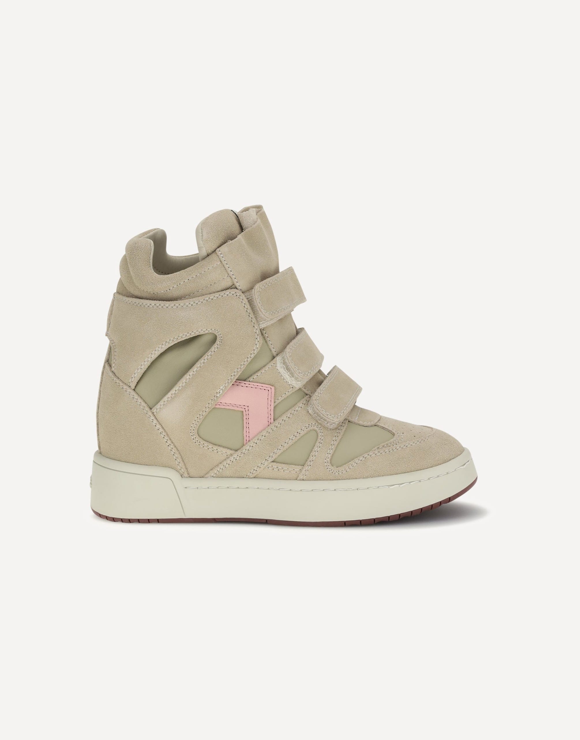 Isabel Marant Im3-Gb Leather Wedge Sneakers