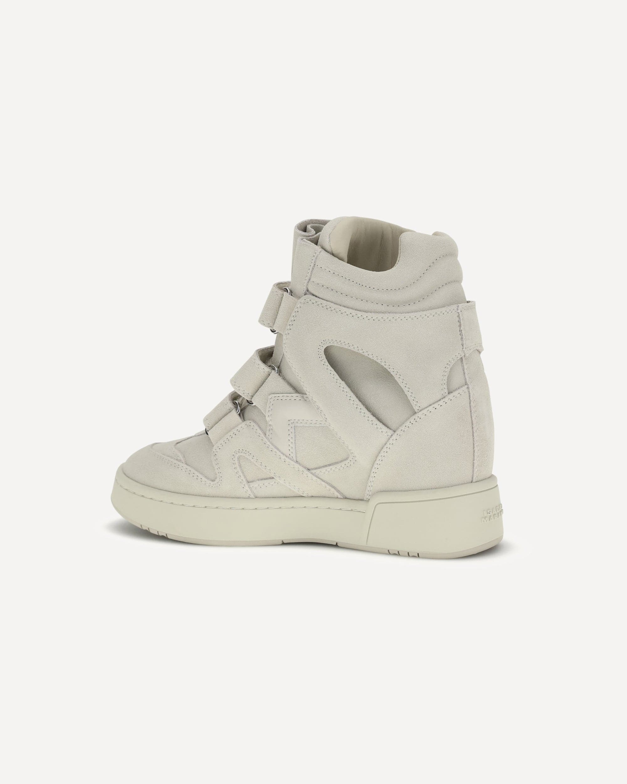 Isabel Marant Im3-Gz Leather Wedge Sneakers