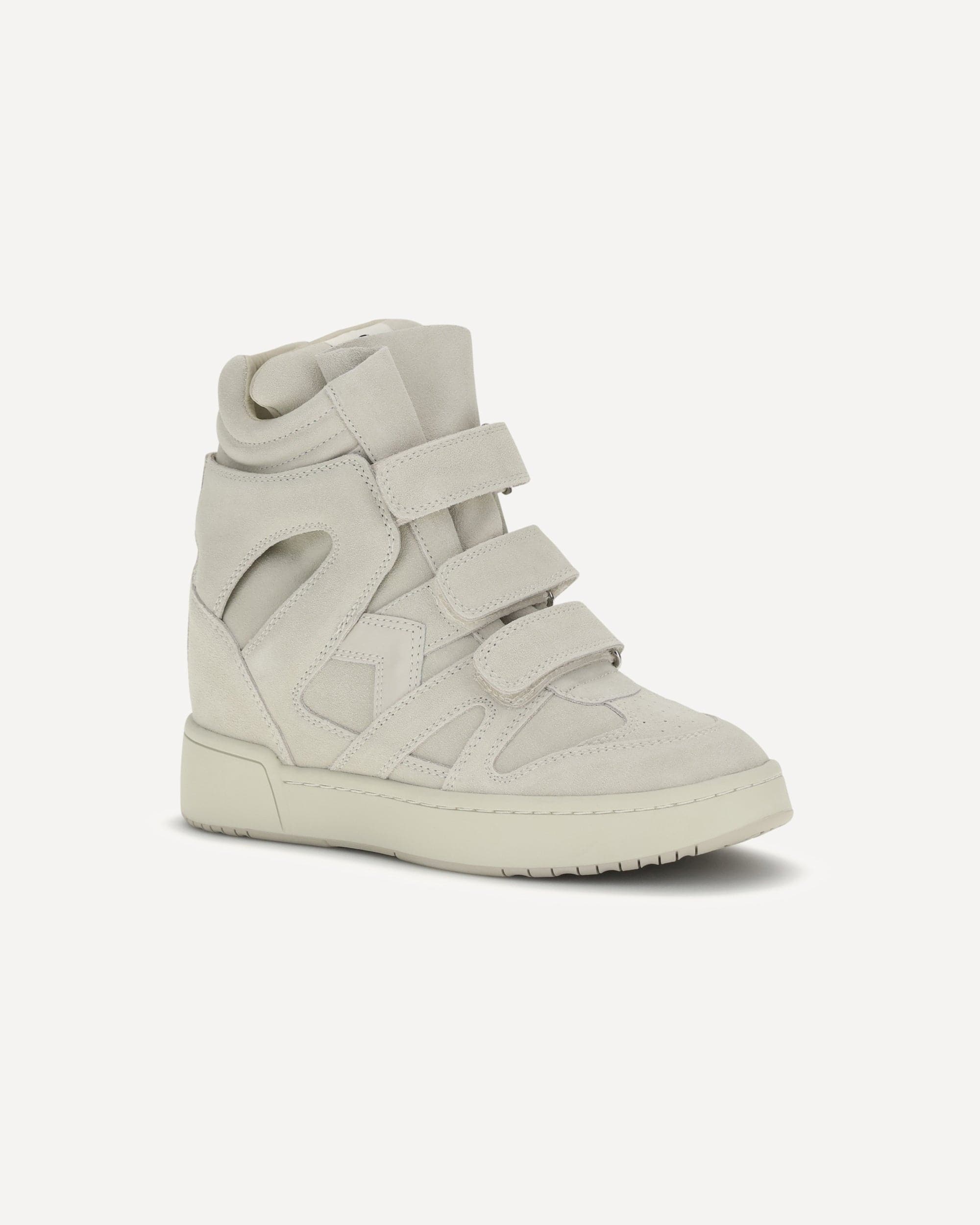 Isabel Marant Im3-Gz Leather Wedge Sneakers