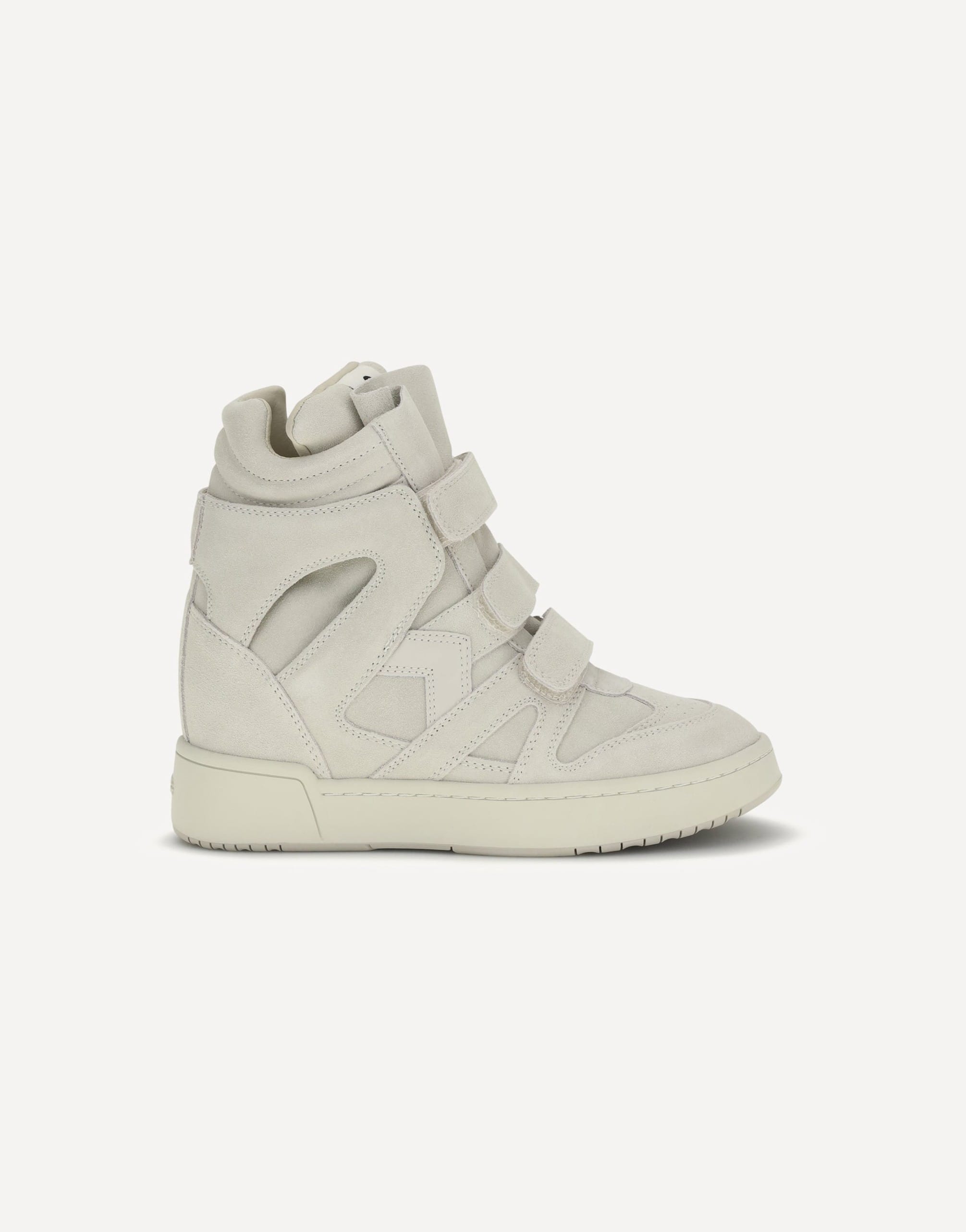 Isabel Marant Im3-Gz Leather Wedge Sneakers