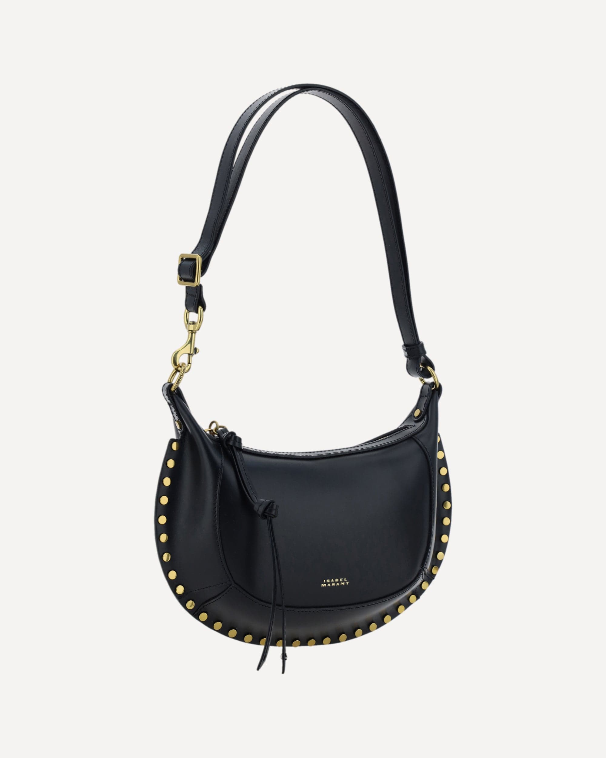 Isabel Marant Oskan Moon Leather Shoulder Bag