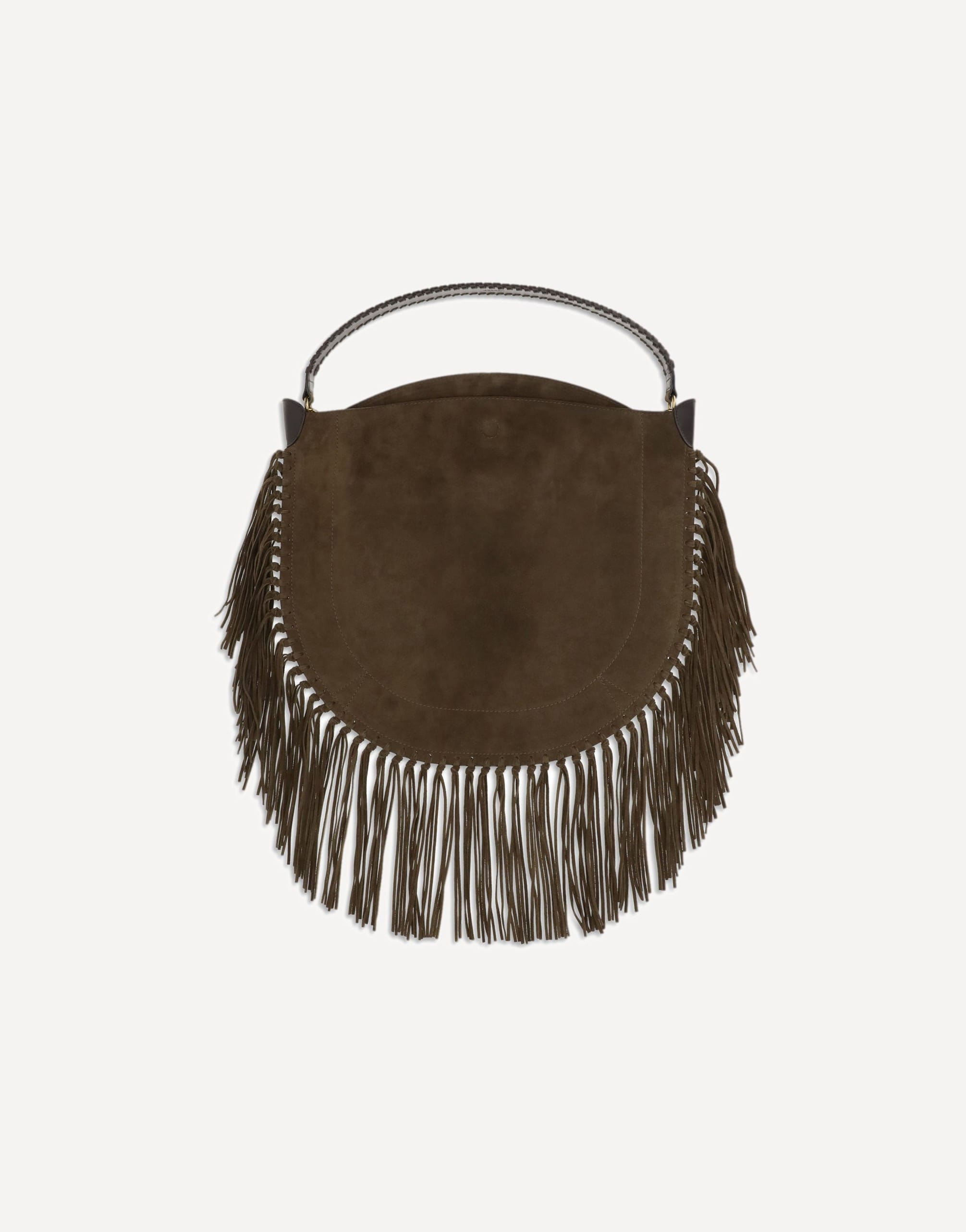 Isabel Marant Oskan Suede Calfskin Shoulder Bag