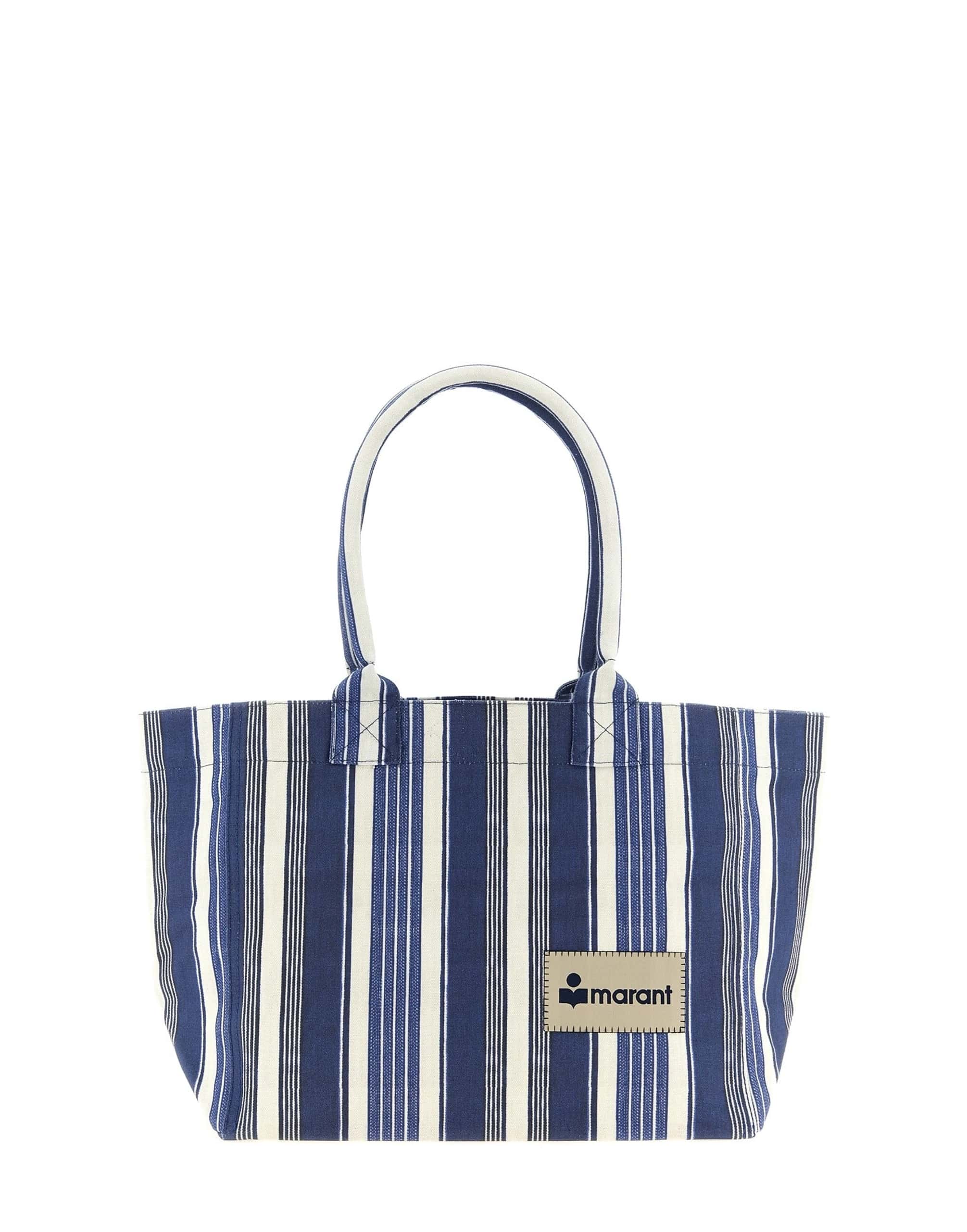Isabel Marant Isabel Marant Striped Zipped Shopping Bag