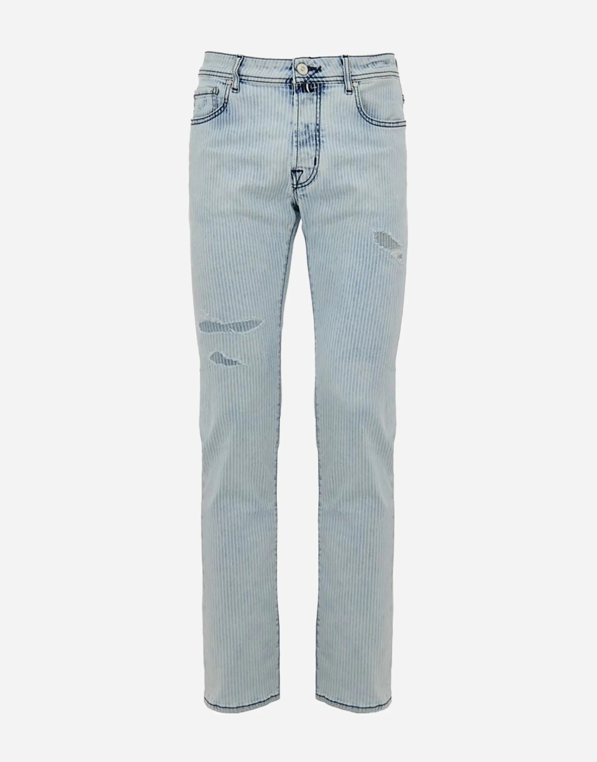 Jacob Cohen Jacob Cohen Chiaro a Righe Skinny Jeans