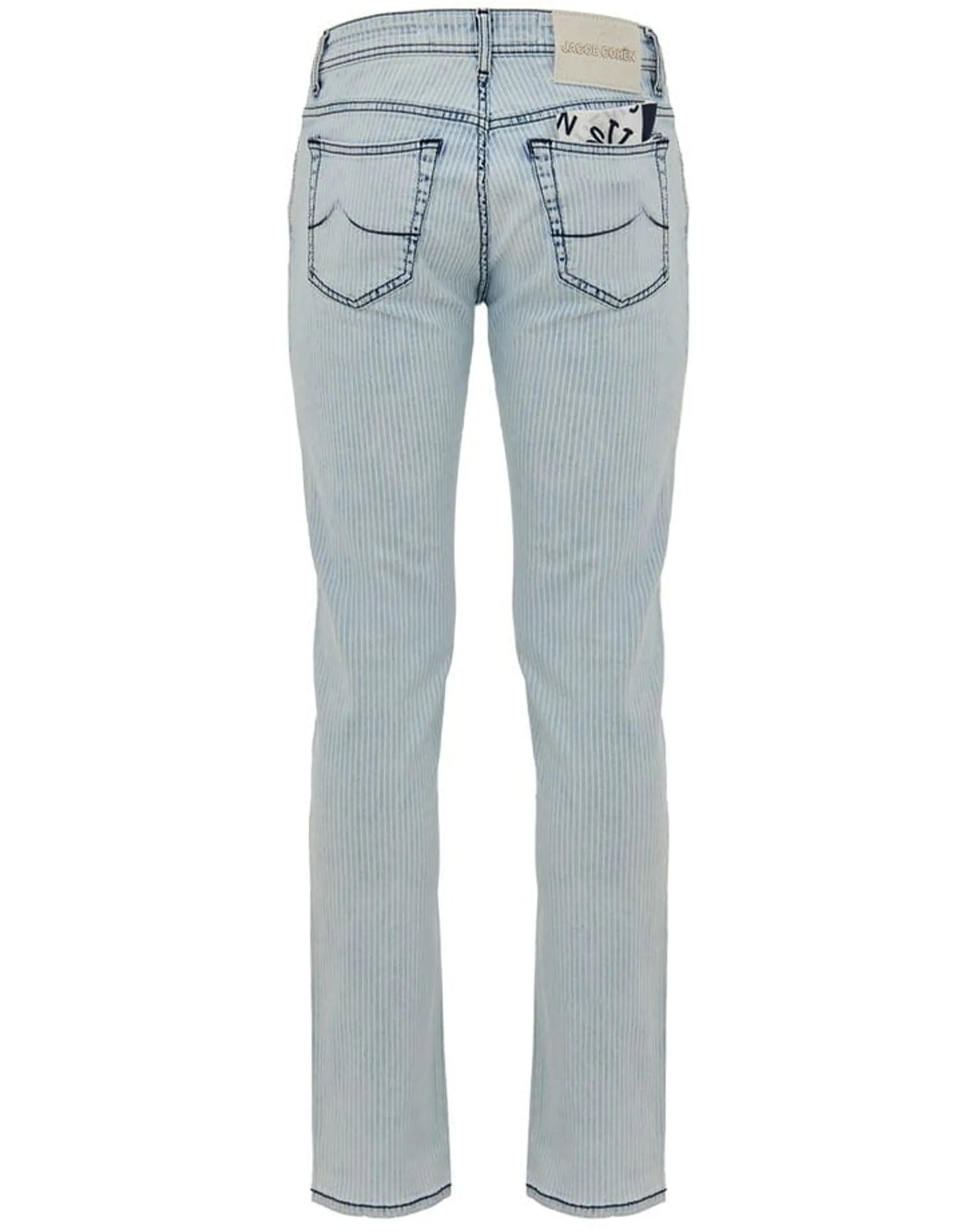 Jacob Cohen Jacob Cohen Chiaro a Righe Skinny Jeans