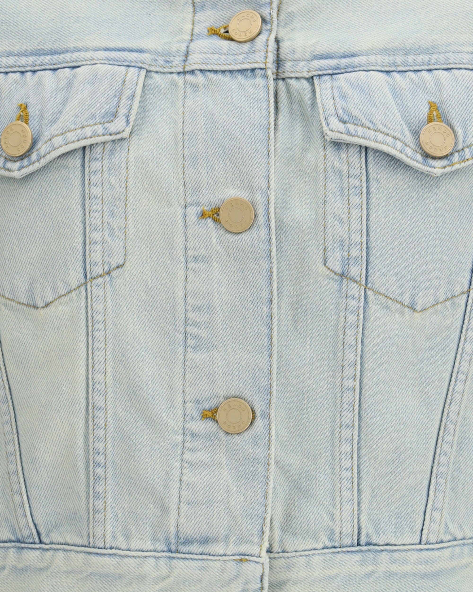 Jacob Cohen Denim Jacket With Button Cuffs