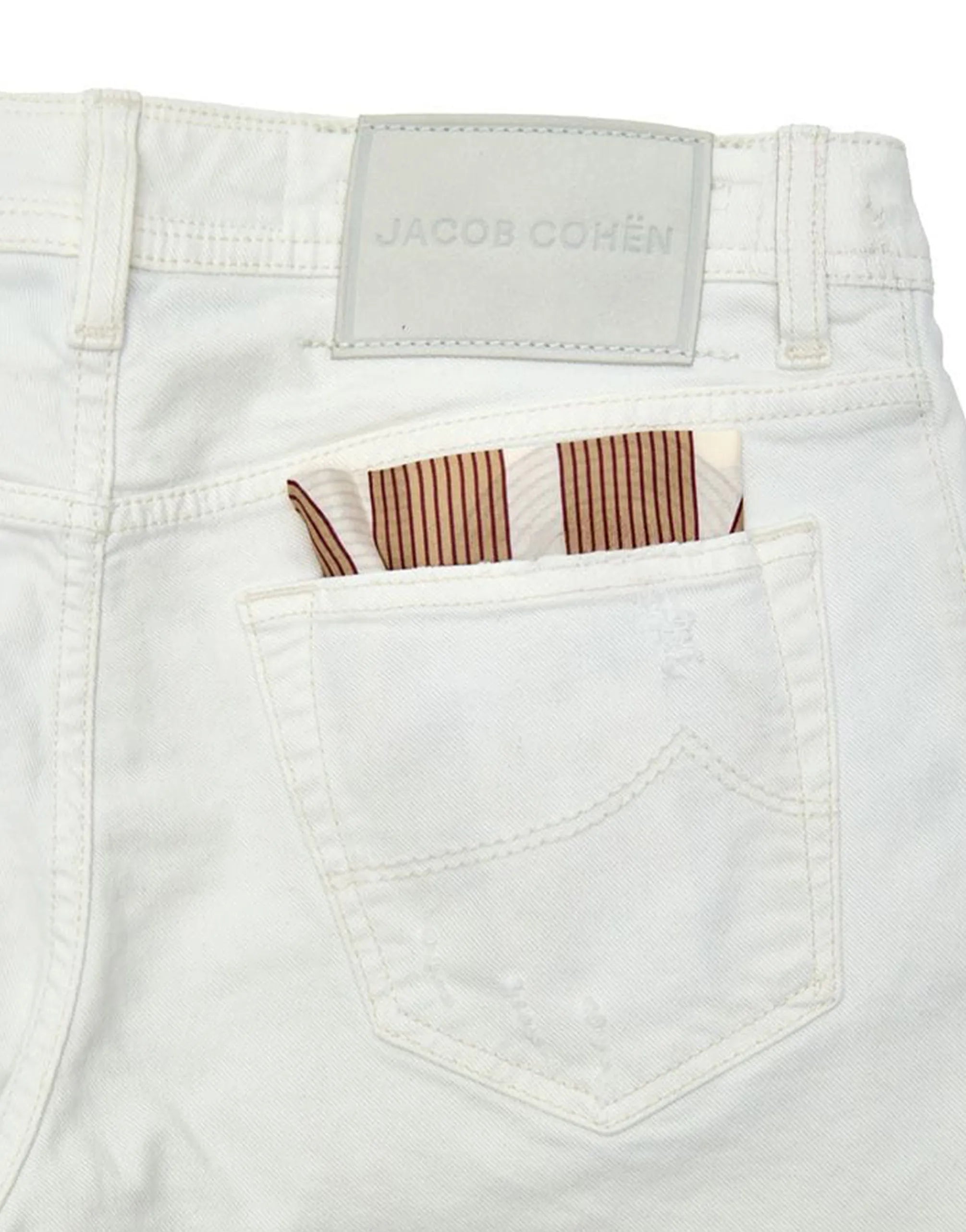 Jacob Cohen Jacob Cohen Slim Fit White Nick Jeans