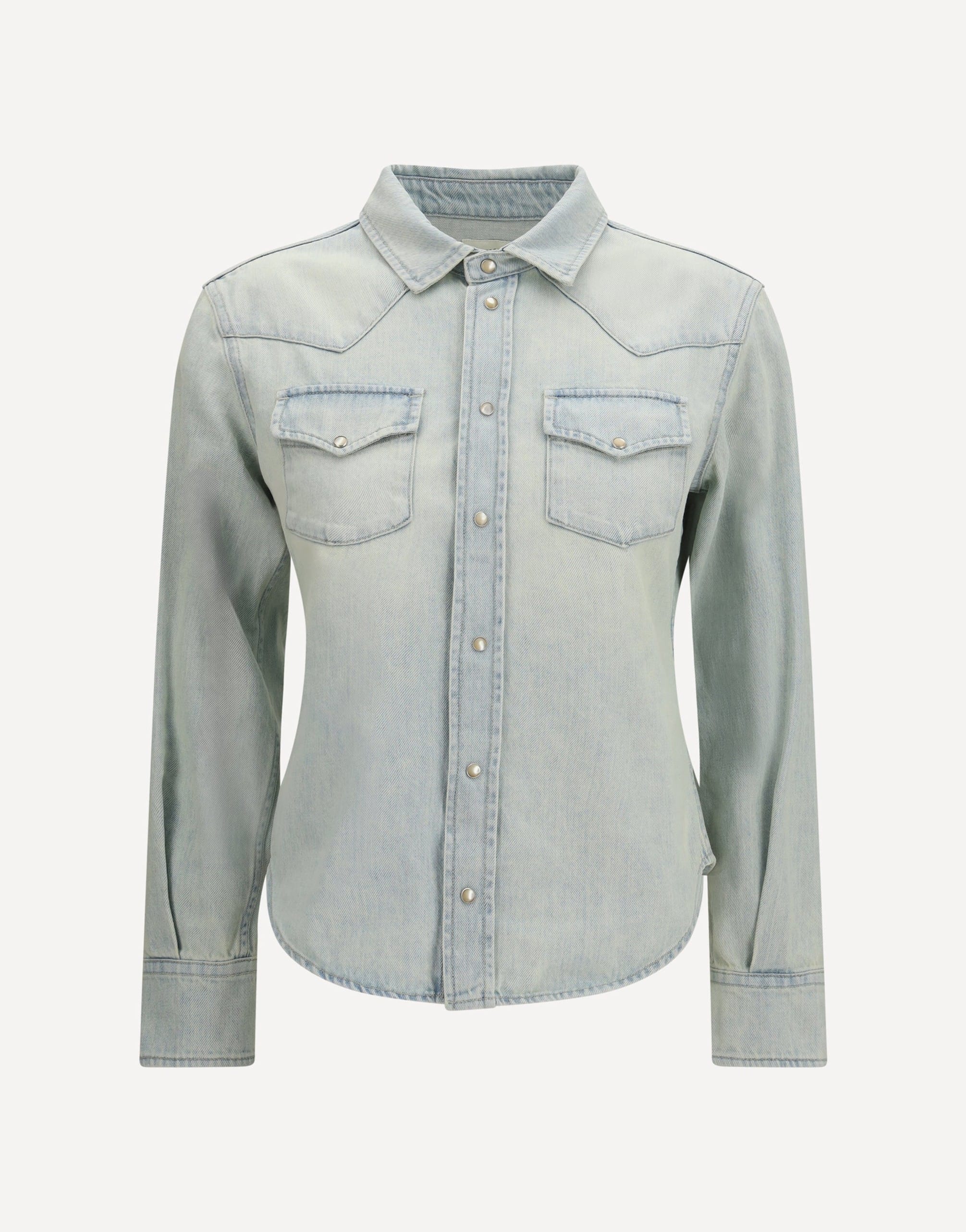 Jacob Cohen Western Shirt In Lightweight Denim