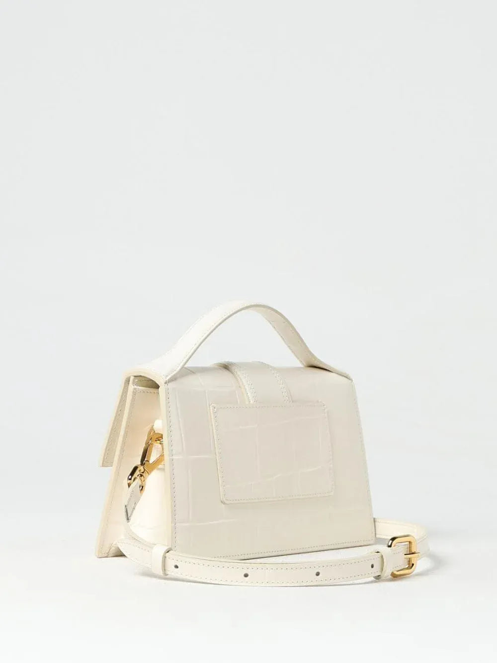 Jacquemus Ivory Cocco Le Grand Bambino Tote Bag