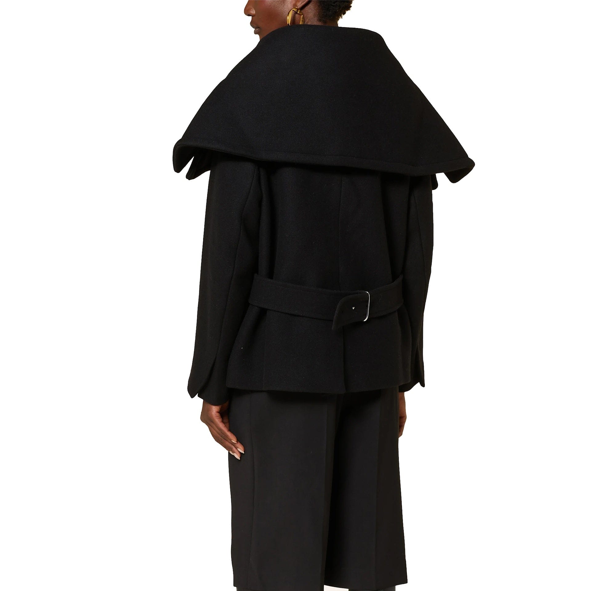 Jacquemus Le Caban Caruso Draped-Collar Jacket