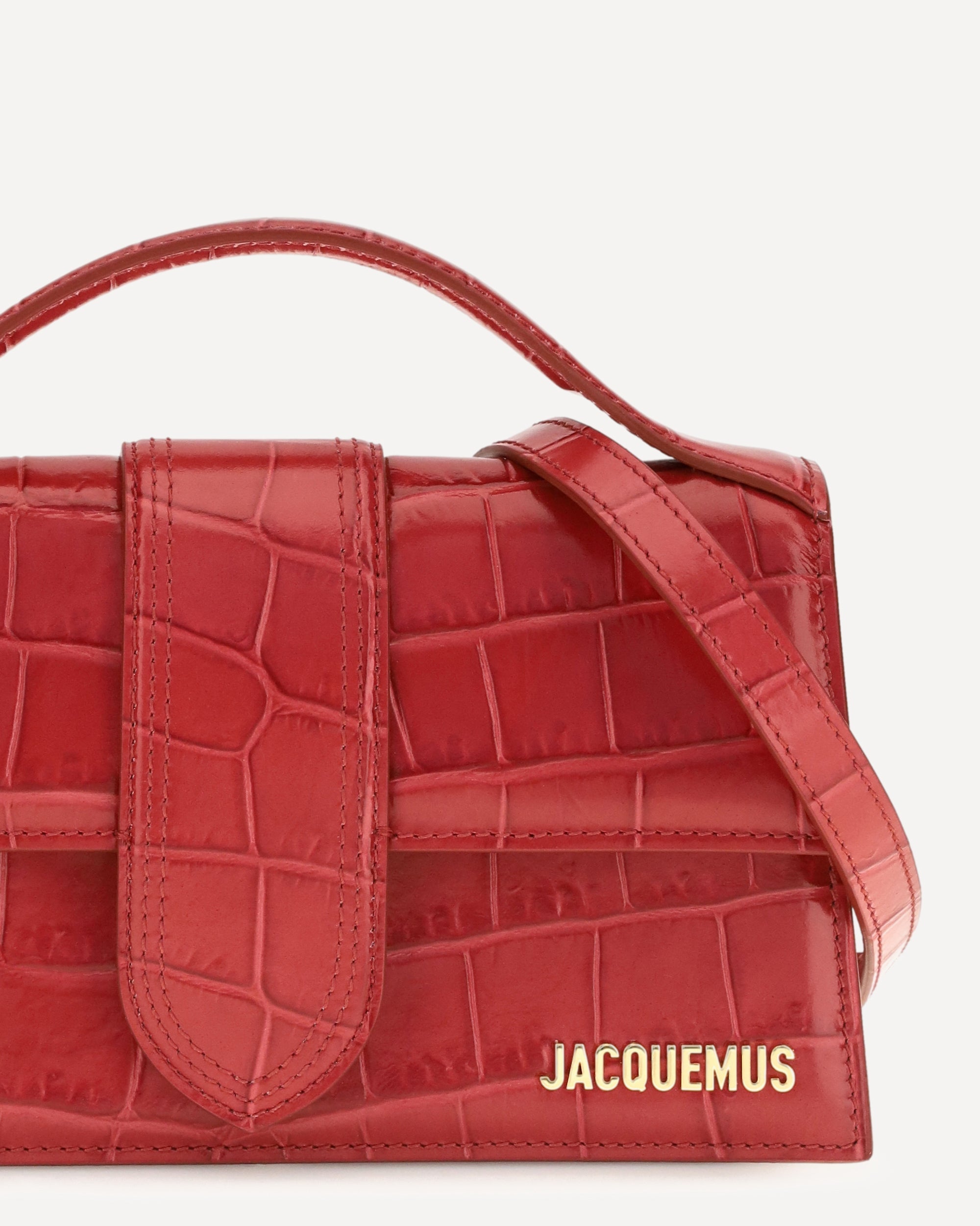 Jacquemus Le Grand Bambino Leather Top Handle Bag