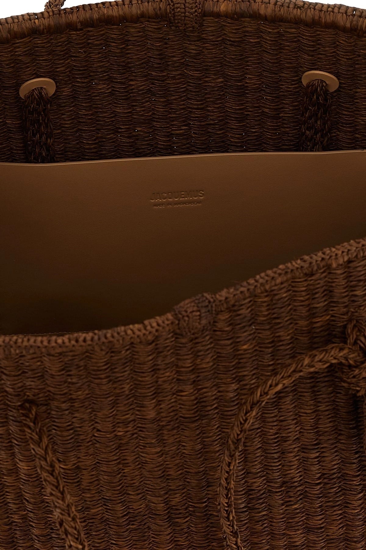 Jacquemus Jacquemus Le Grand Turismo Raphia Shopping Bag