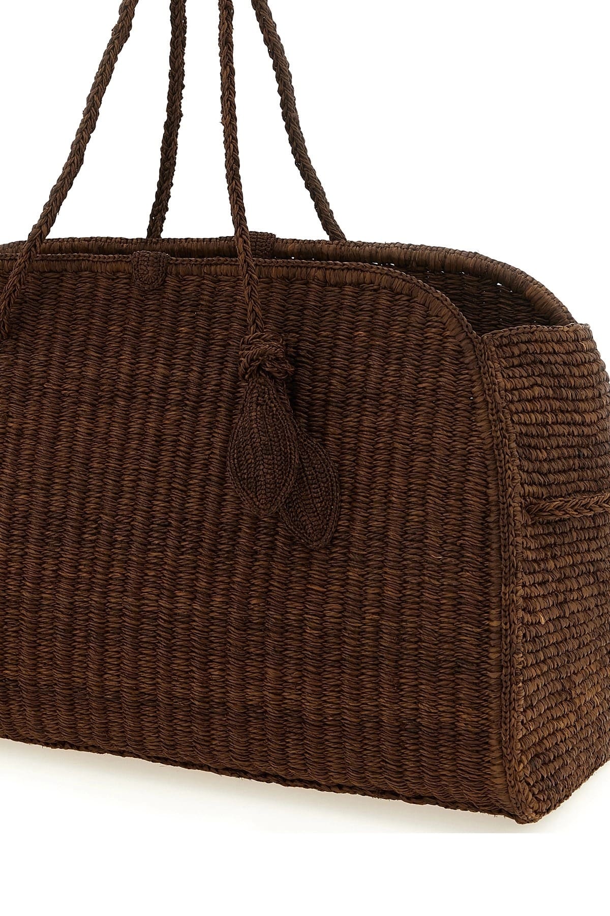 Jacquemus Jacquemus Le Grand Turismo Raphia Shopping Bag