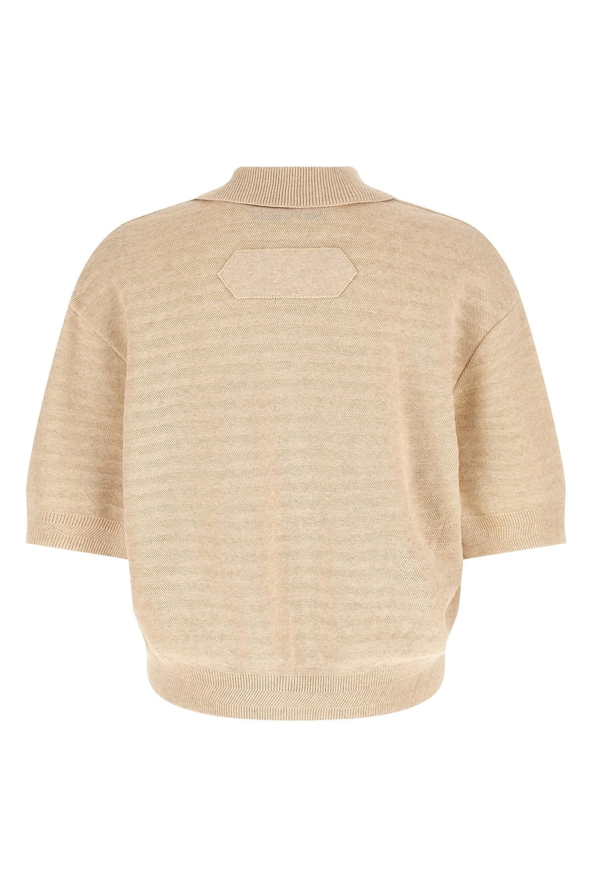 Jacquemus Le Polo Maille Chevron Polo Shirt - alternate view