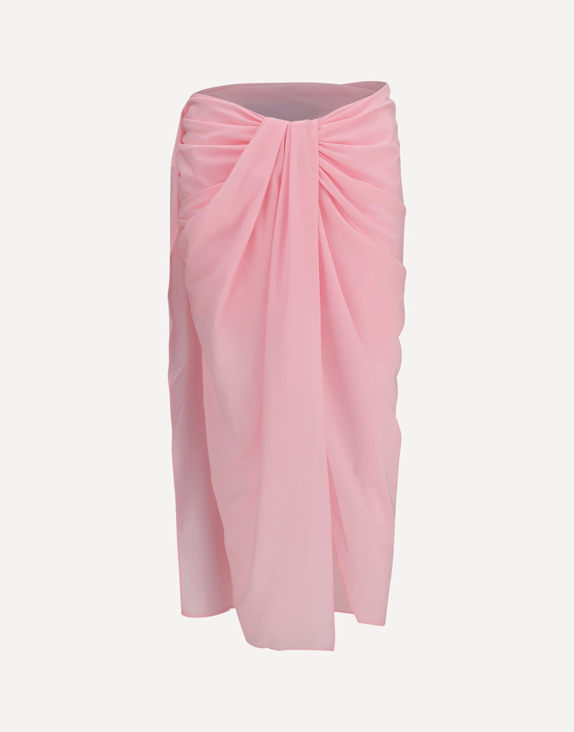 Jacquemus Jacquemus Pareo Midi Skirt In Stretch Muslin