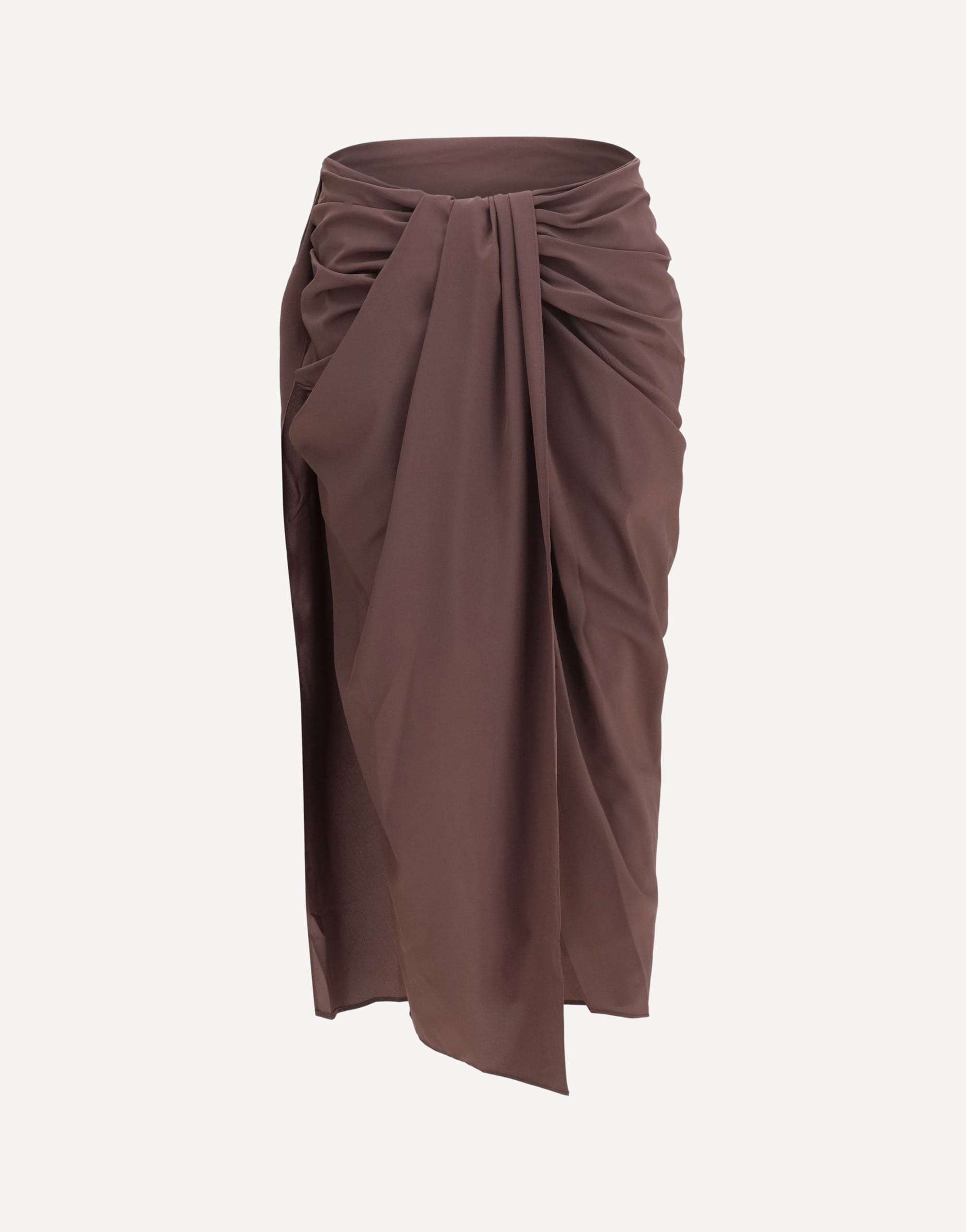 Jacquemus Jacquemus Pareo Midi Skirt Stretch Muslin