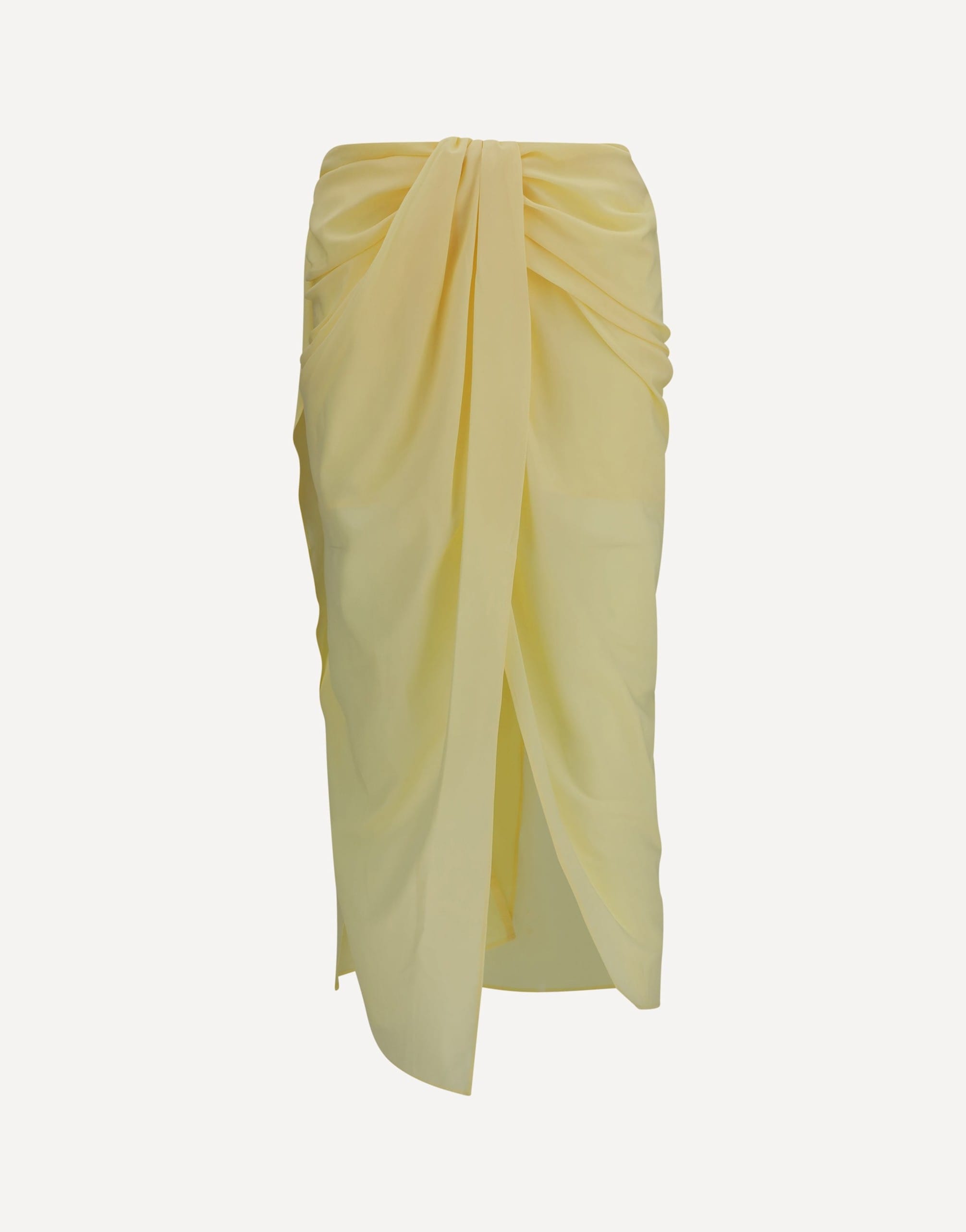 Jacquemus Jacquemus Pareo Skirt In Stretch Muslin