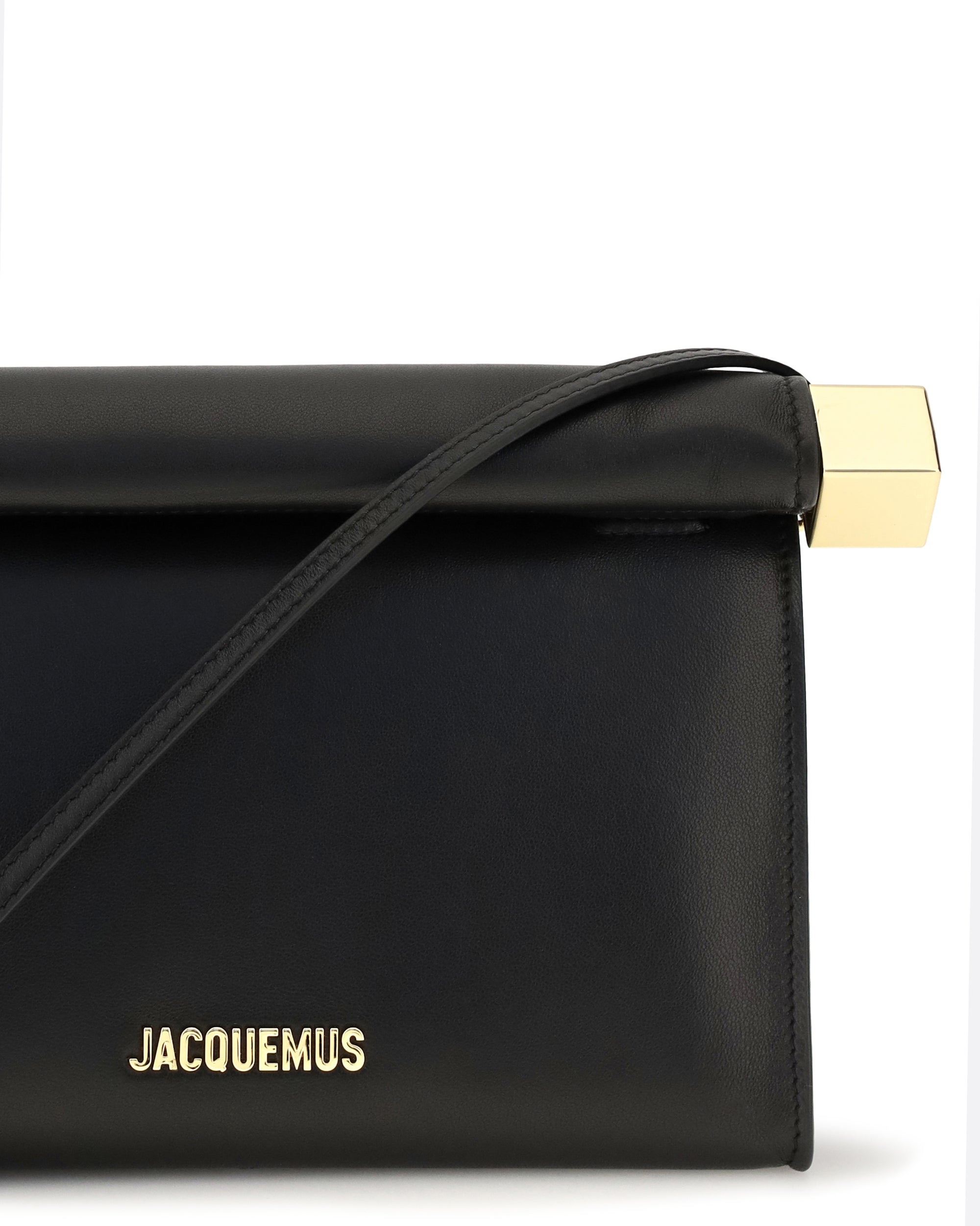 Jacquemus Rond Carré Leather Shoulder Bag