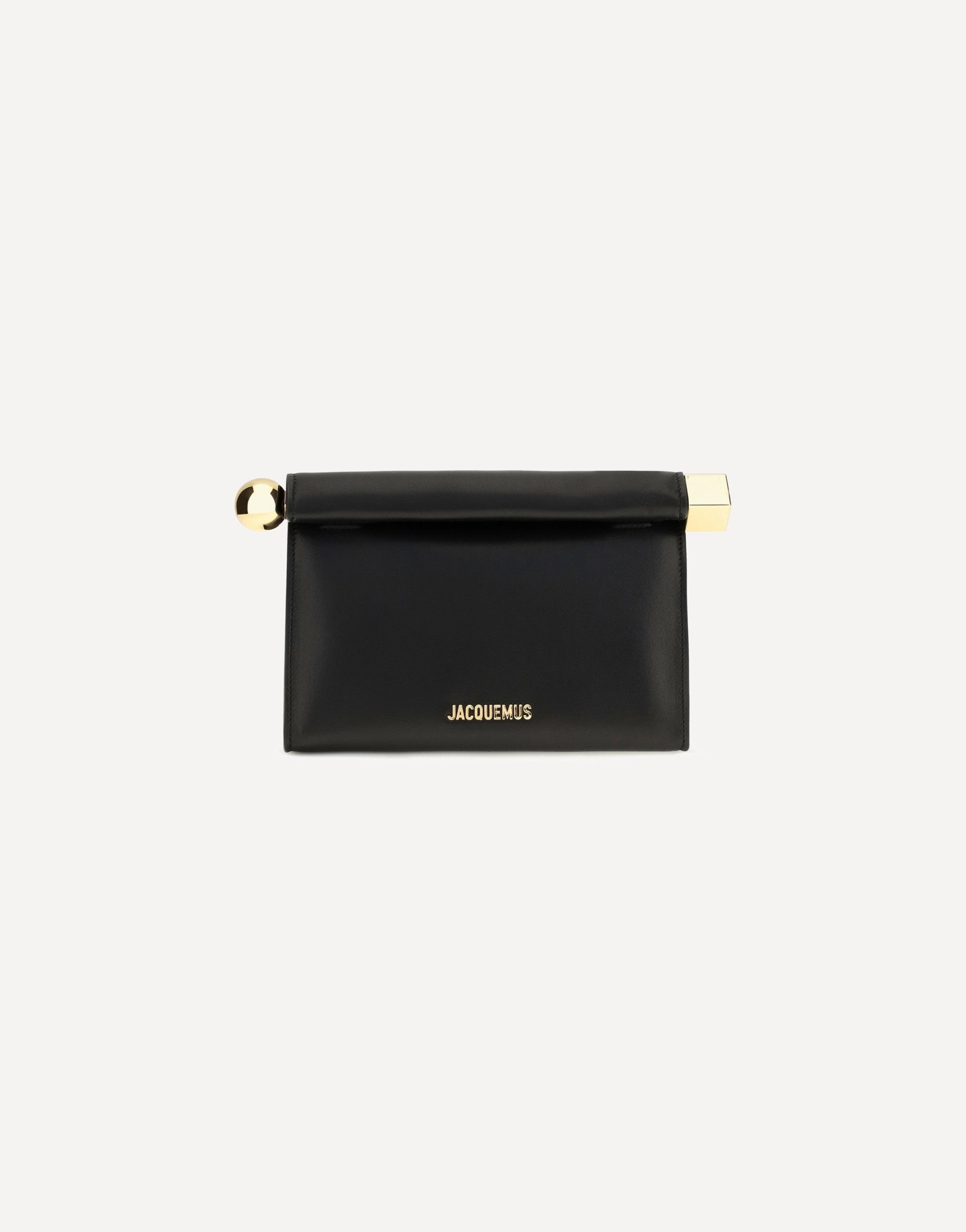 Jacquemus Rond Carré Leather Shoulder Bag