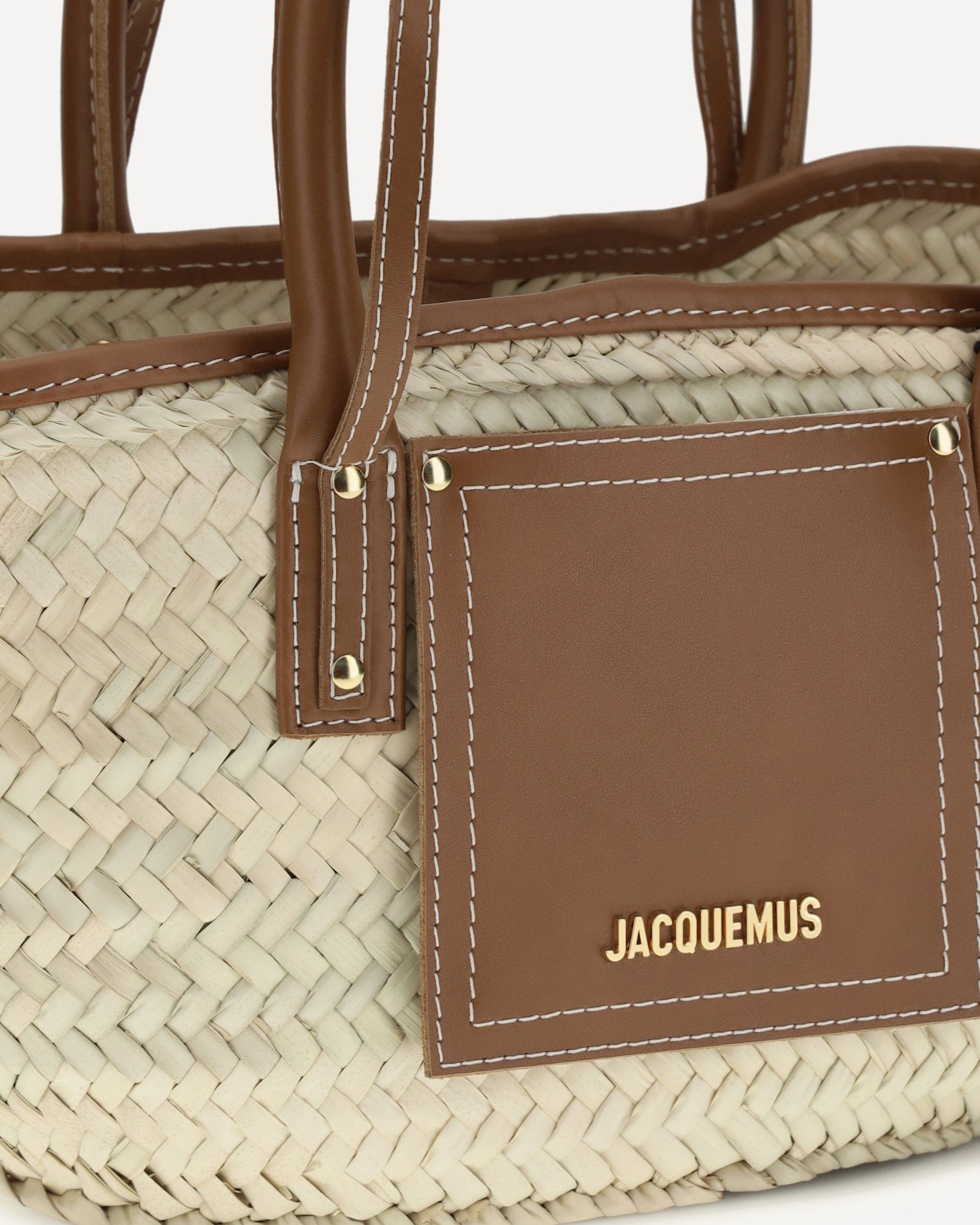 Jacquemus Jacquemus Soli Handbag Tote With Straw Handle