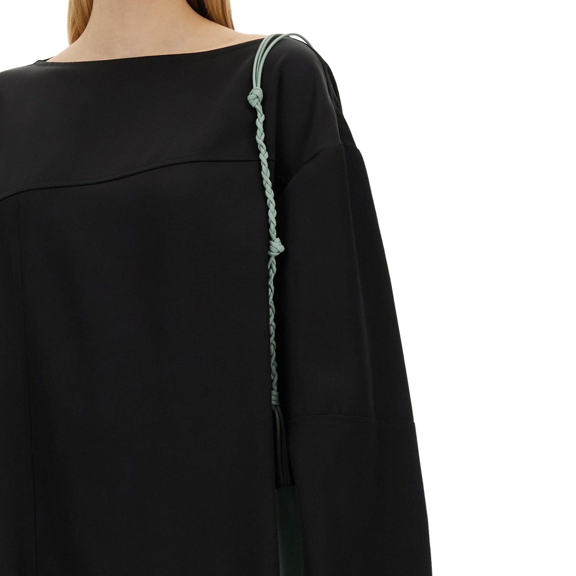 Jil Sander Blend Silk Asymmetrical Blouse