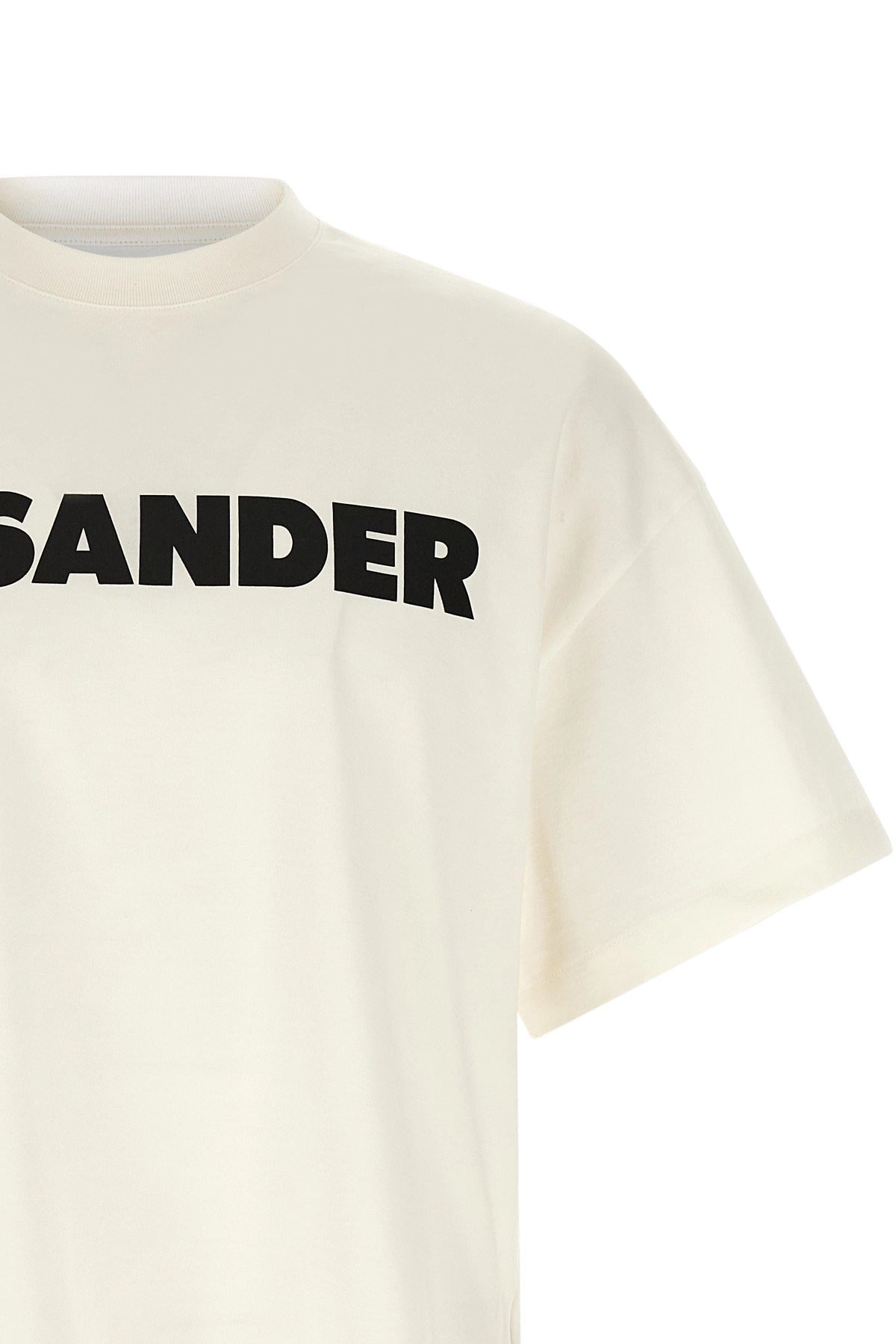 Jil Sander Contrast Logo Print T-Shirt
