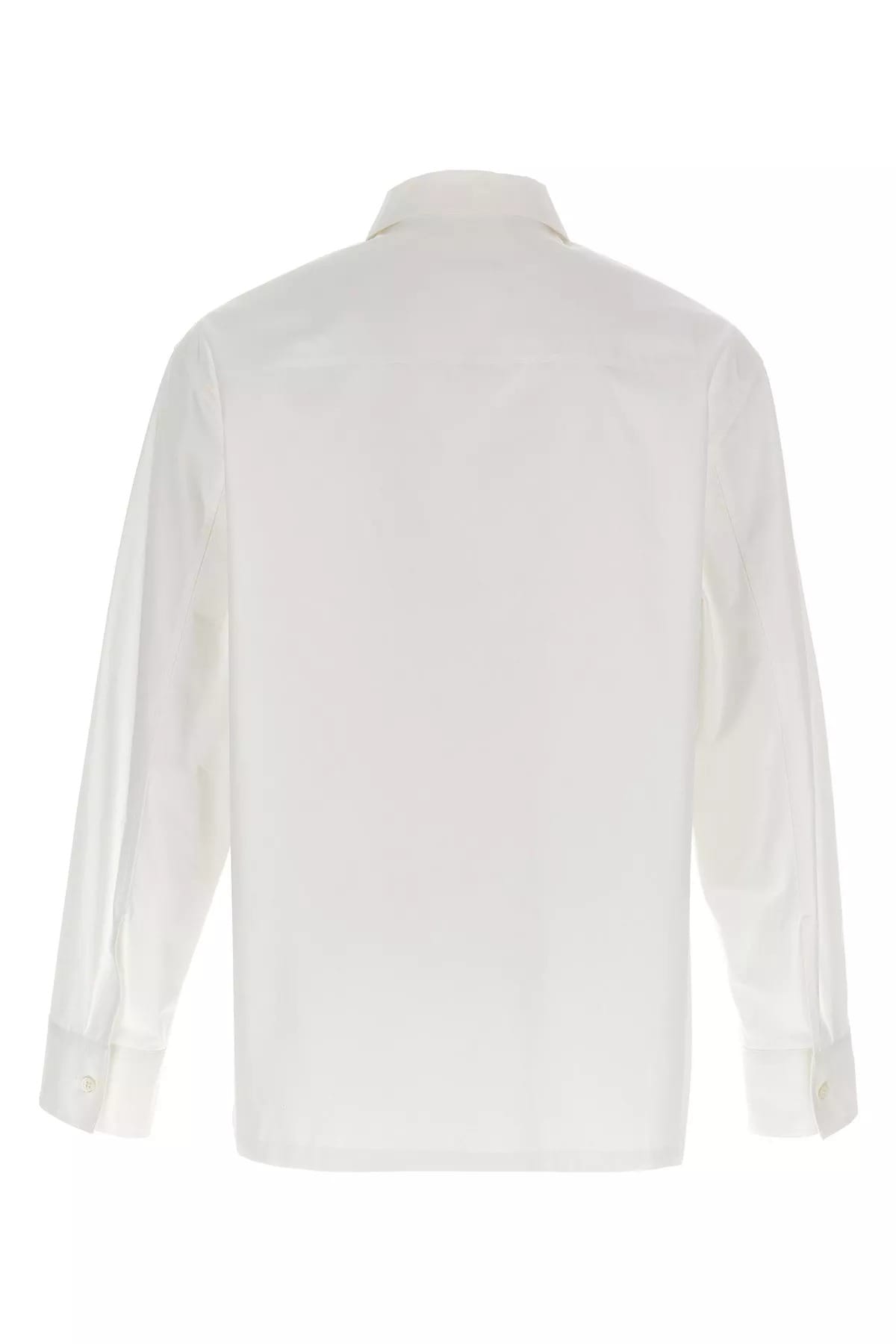 Jil Sander Cotton Gabardine Zip Shirt - alternate view