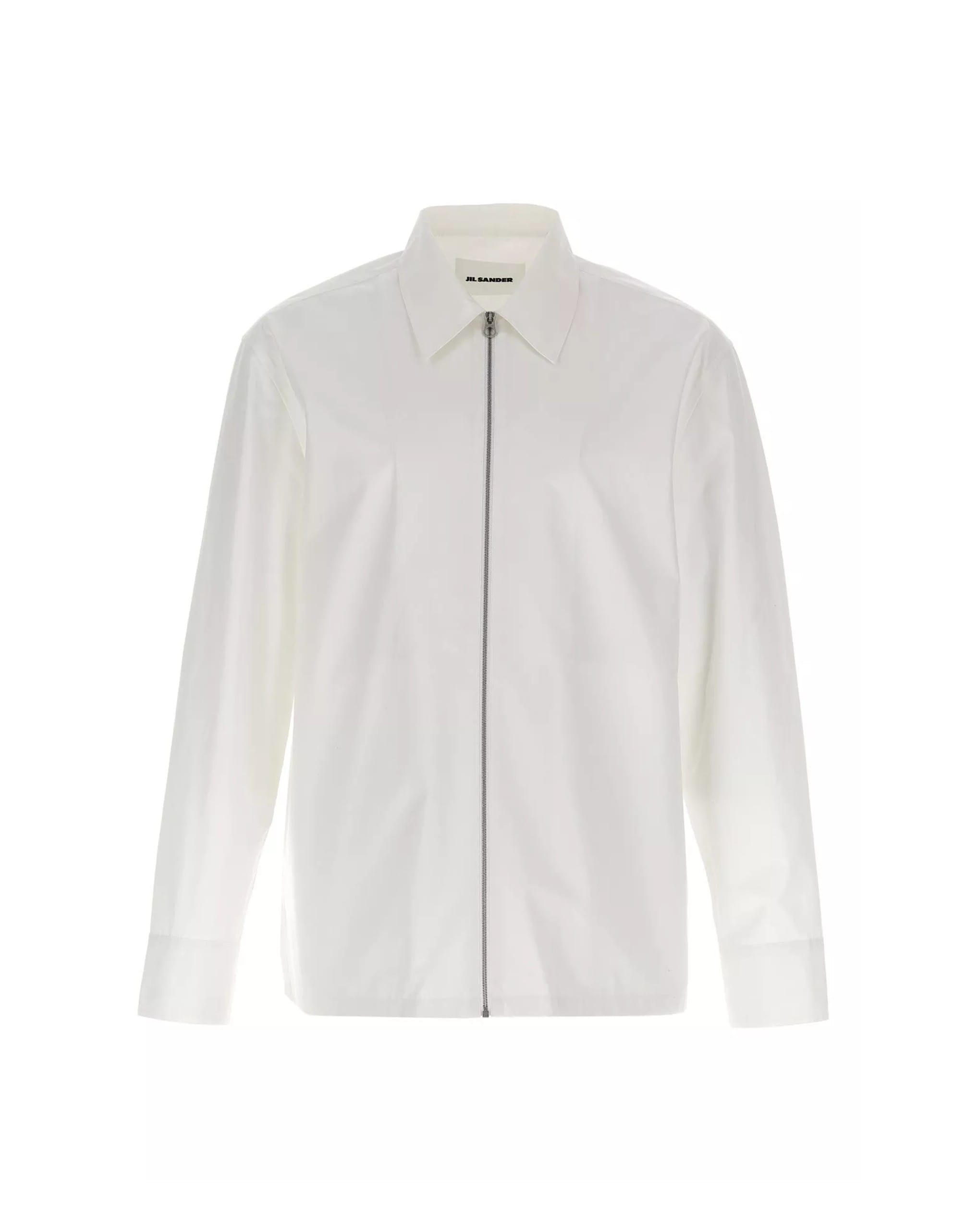 Jil Sander Jil Sander Cotton Gabardine Zip Shirt